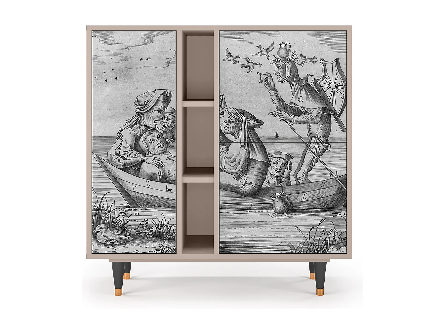 Buffet - 94х96х41 cm - BS5 - Blau Schuyte, Latte