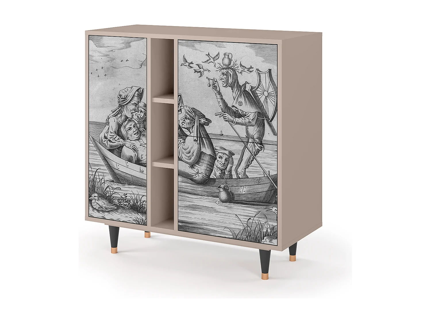 Buffet - 94х96х41 cm - BS5 - Blau Schuyte, Latte