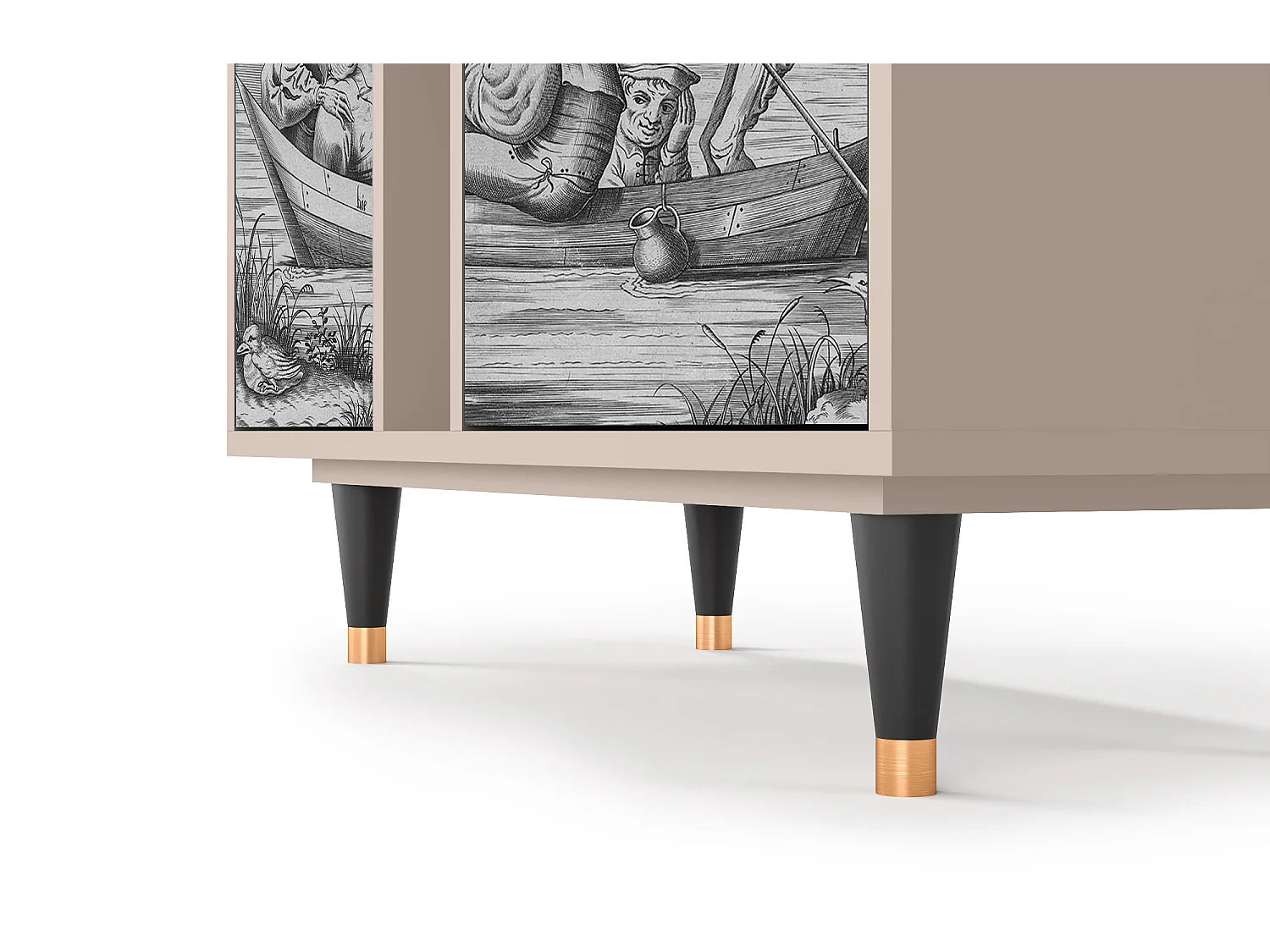 Buffet - 94х96х41 cm - BS5 - Blau Schuyte, Latte