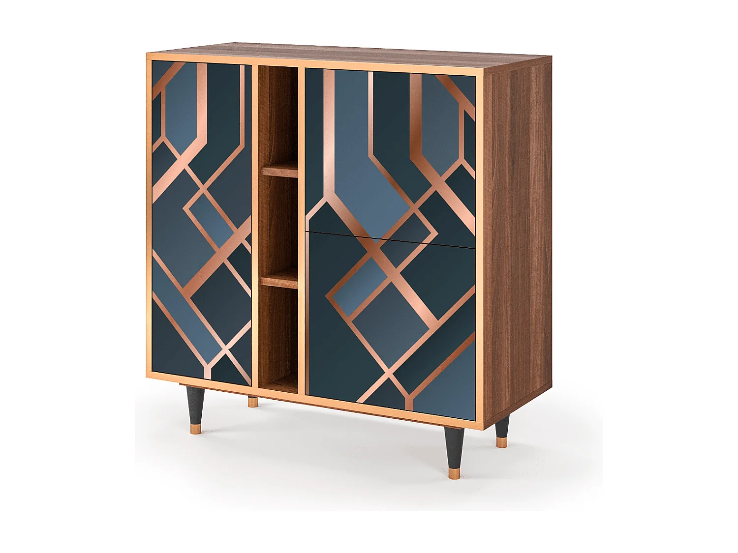 Buffet - 94х96х41 cm - BS5 - Ashy 1920', Noyer