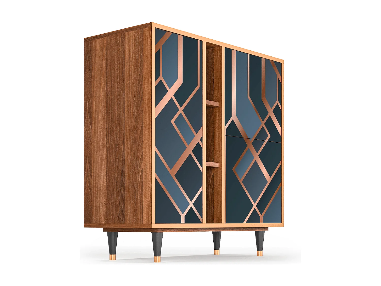 Buffet - 94х96х41 cm - BS5 - Ashy 1920', Noyer