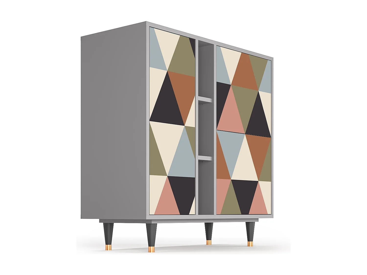 Buffet - 94х96х41 cm - BS5 - Royal Triangles, Gris