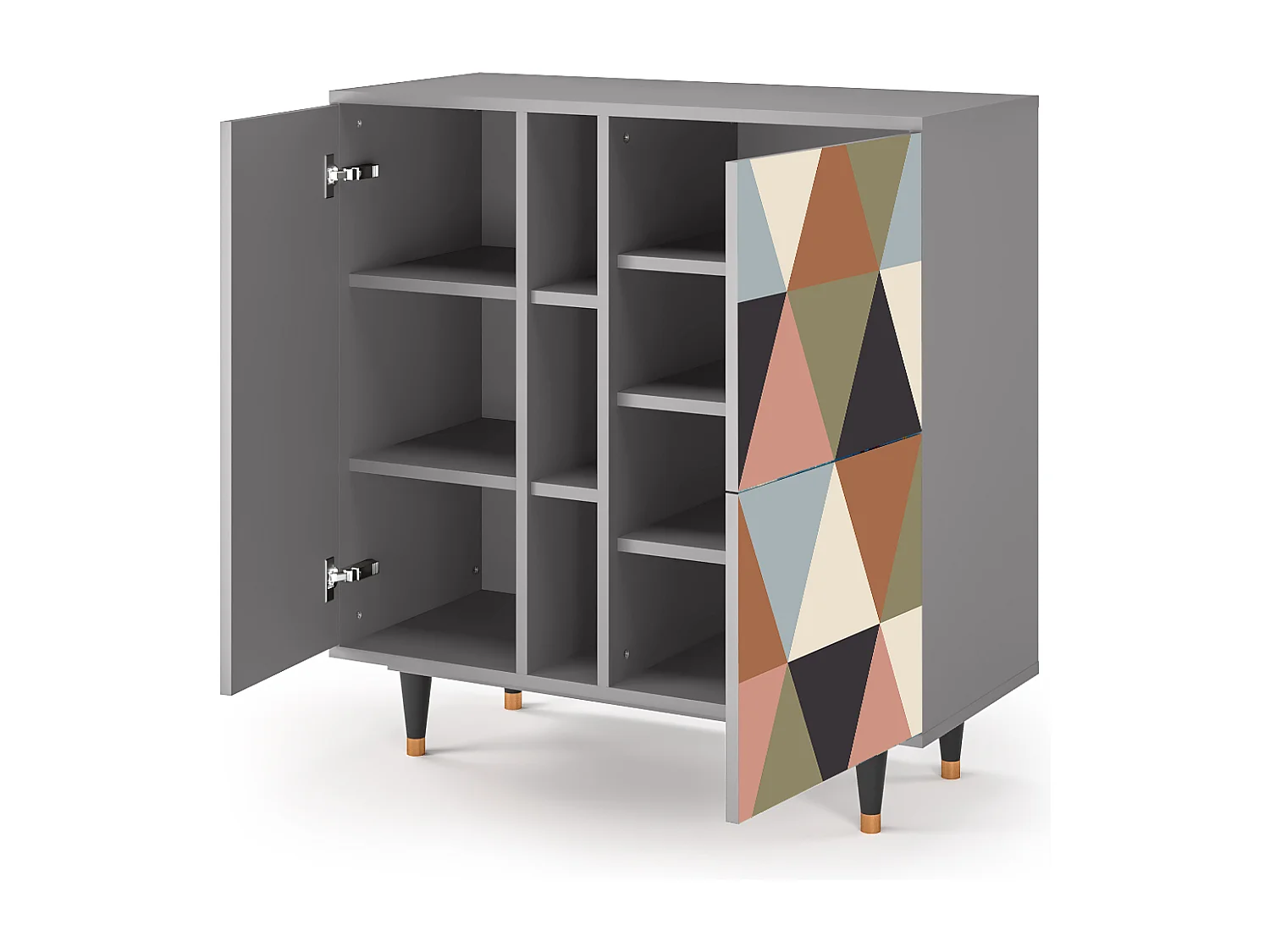 Buffet - 94х96х41 cm - BS5 - Royal Triangles, Gris