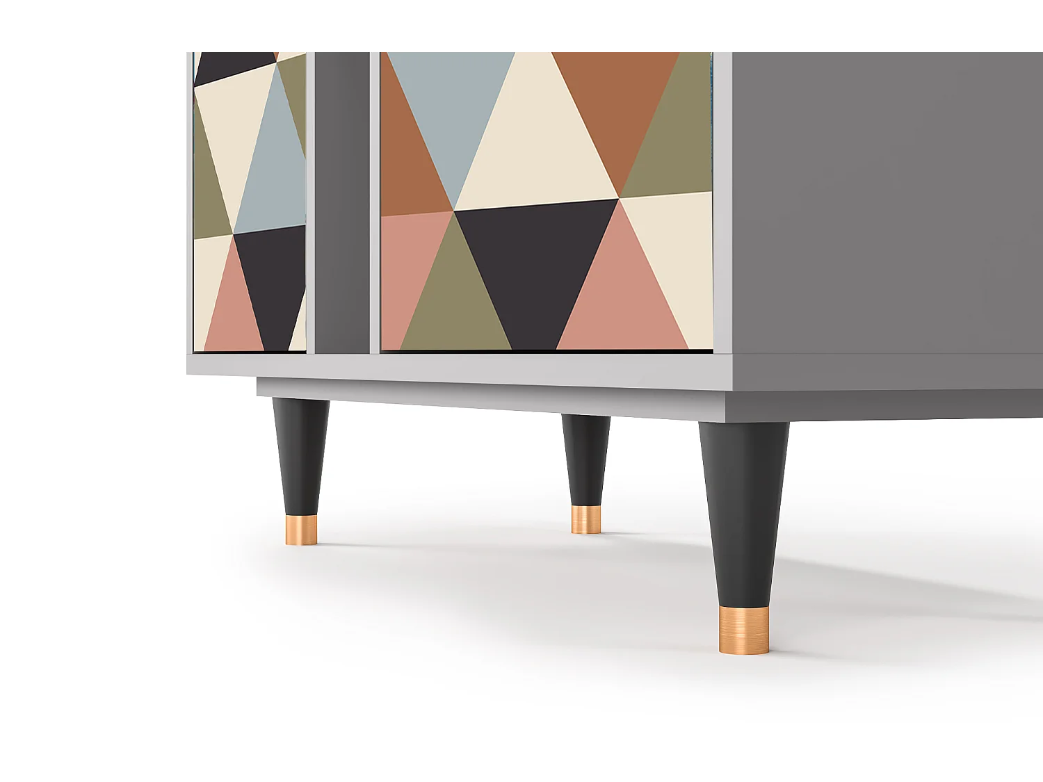 Credenza - 94х96х41 cm - BS5 - Royal Triangles, Grigio