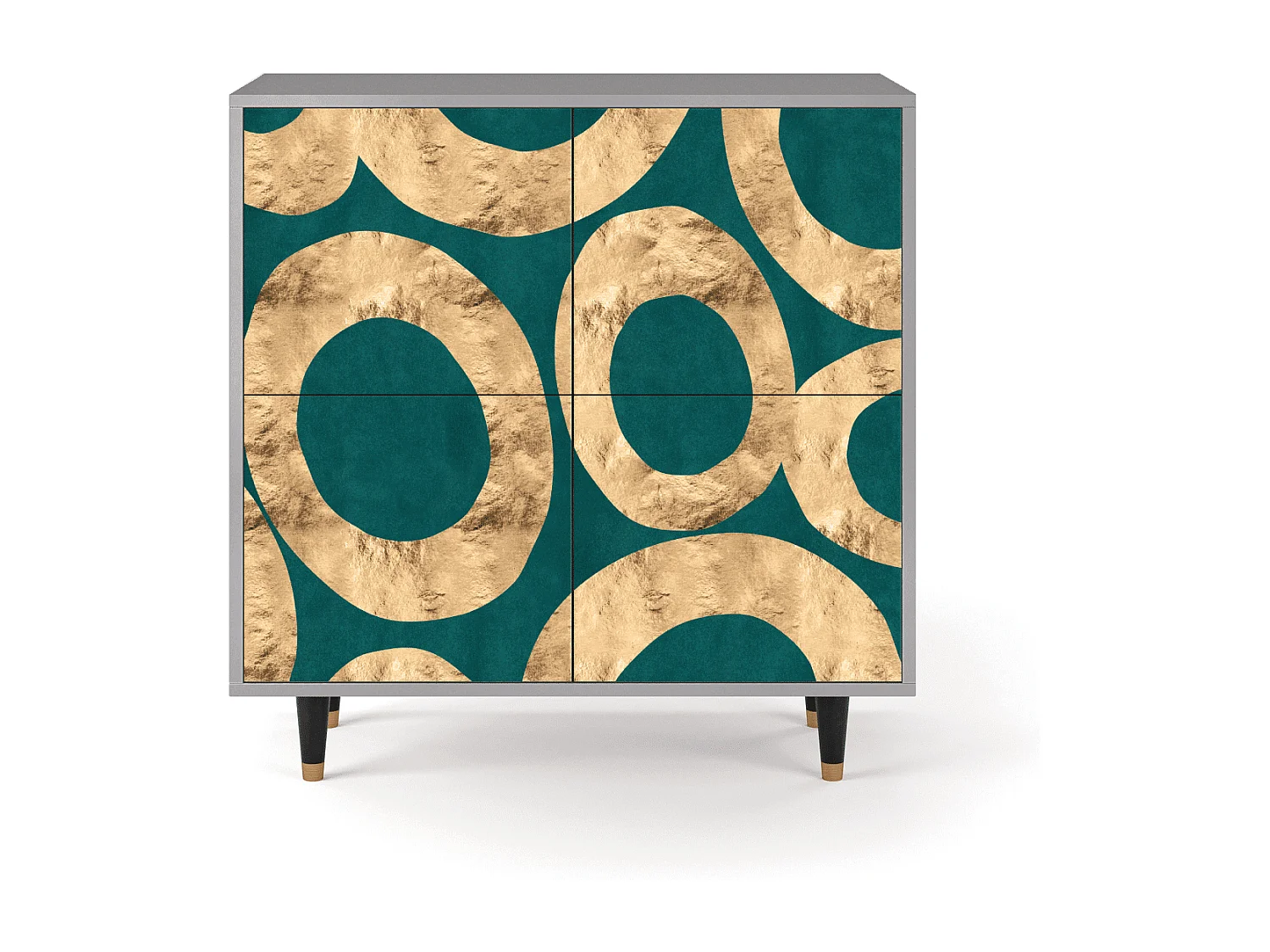 Buffet - 94x96x48 cm - BS3 - Zircon Sphere, Gris