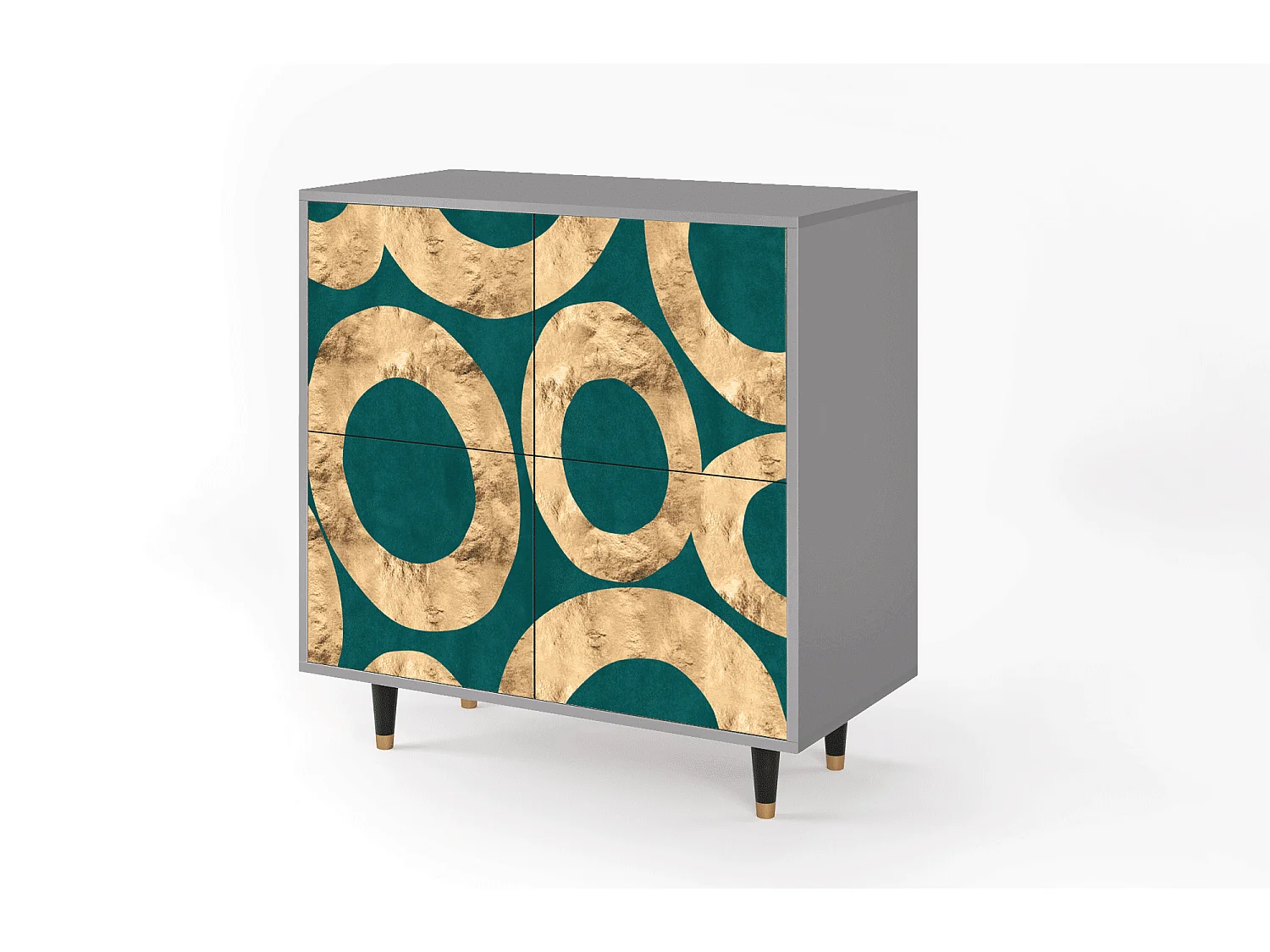 Buffet - 94x96x48 cm - BS3 - Zircon Sphere, Gris