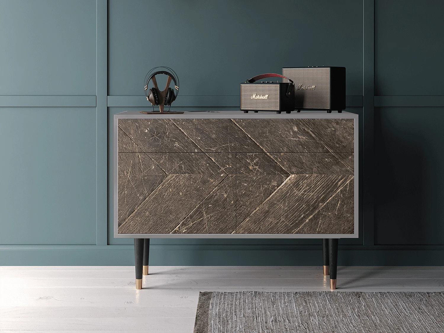 Sideboard - 115x85x48 cm - BS4 - Wise Tree, Grau