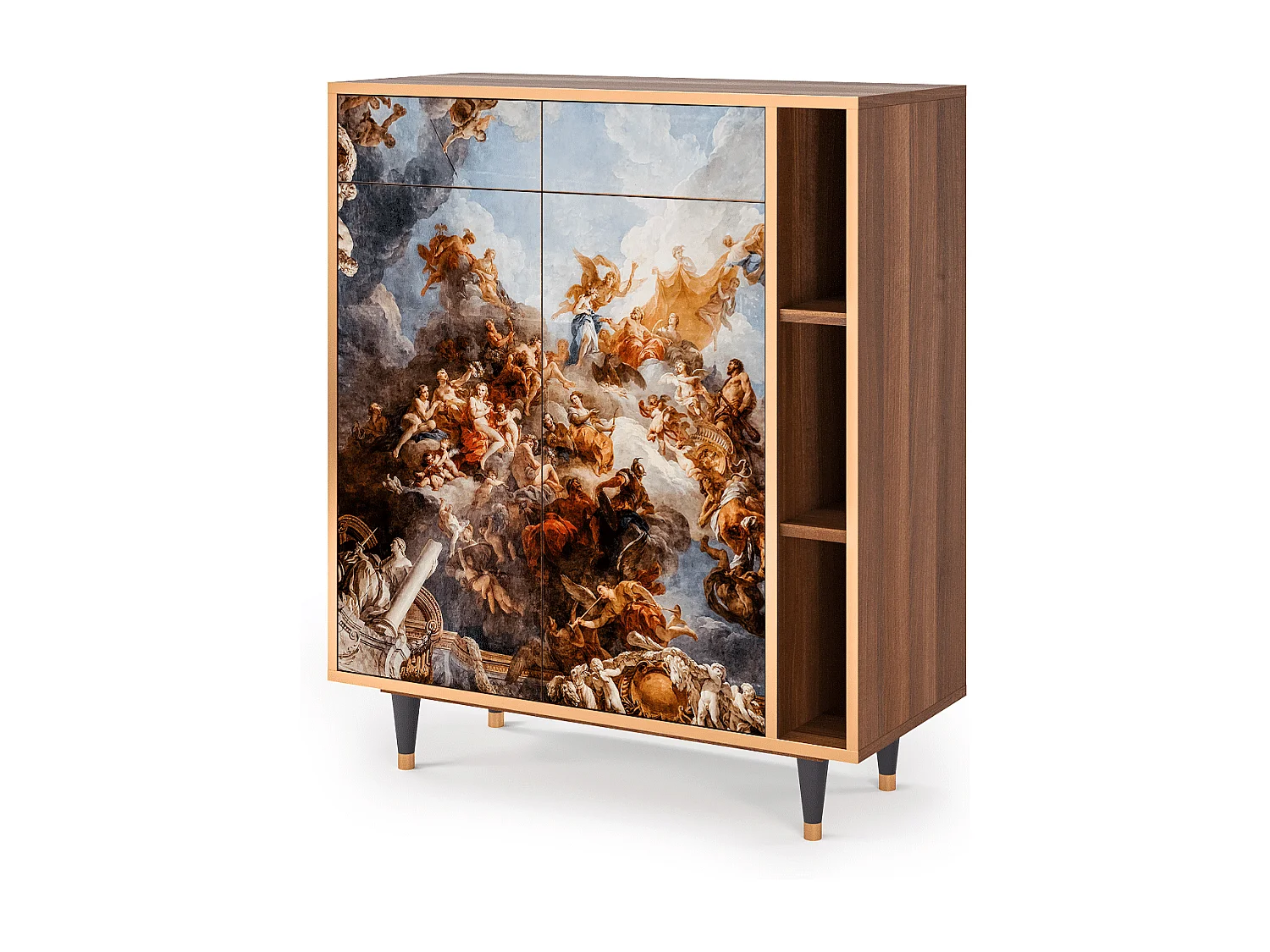 Sideboard - 96х110х41 cm - BS6 - Versailles, Walnuss