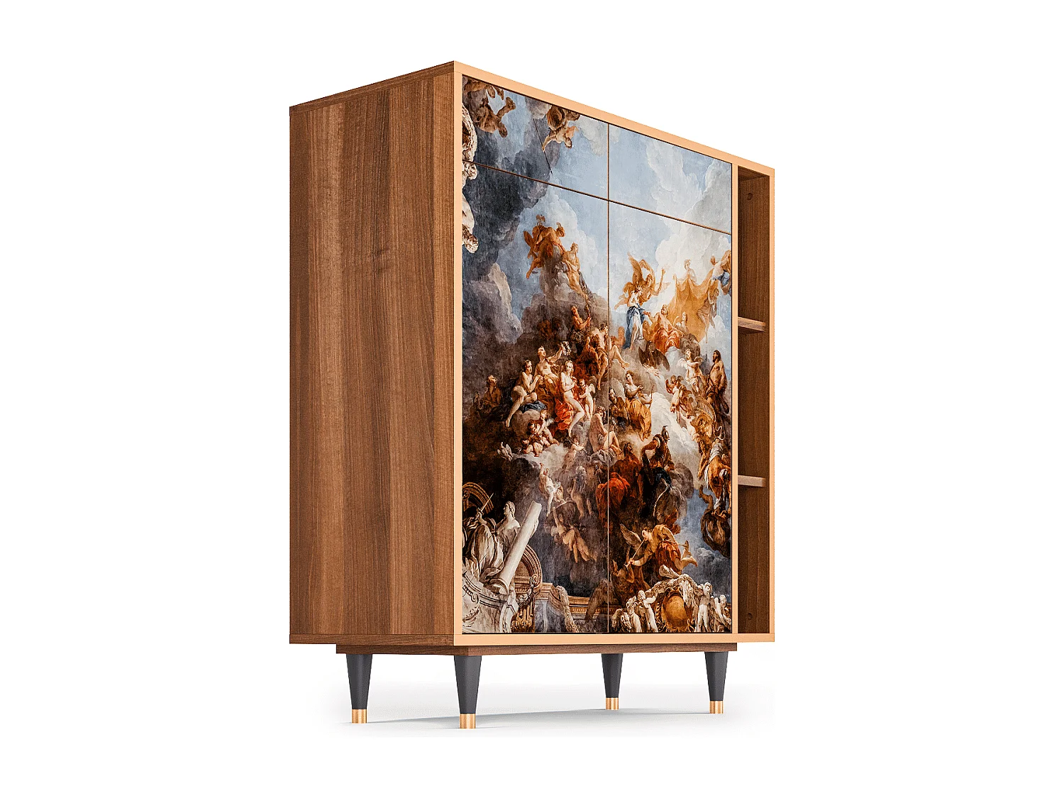 Kredens - 96х110х41 cm - BS6 - Versailles, Orzech