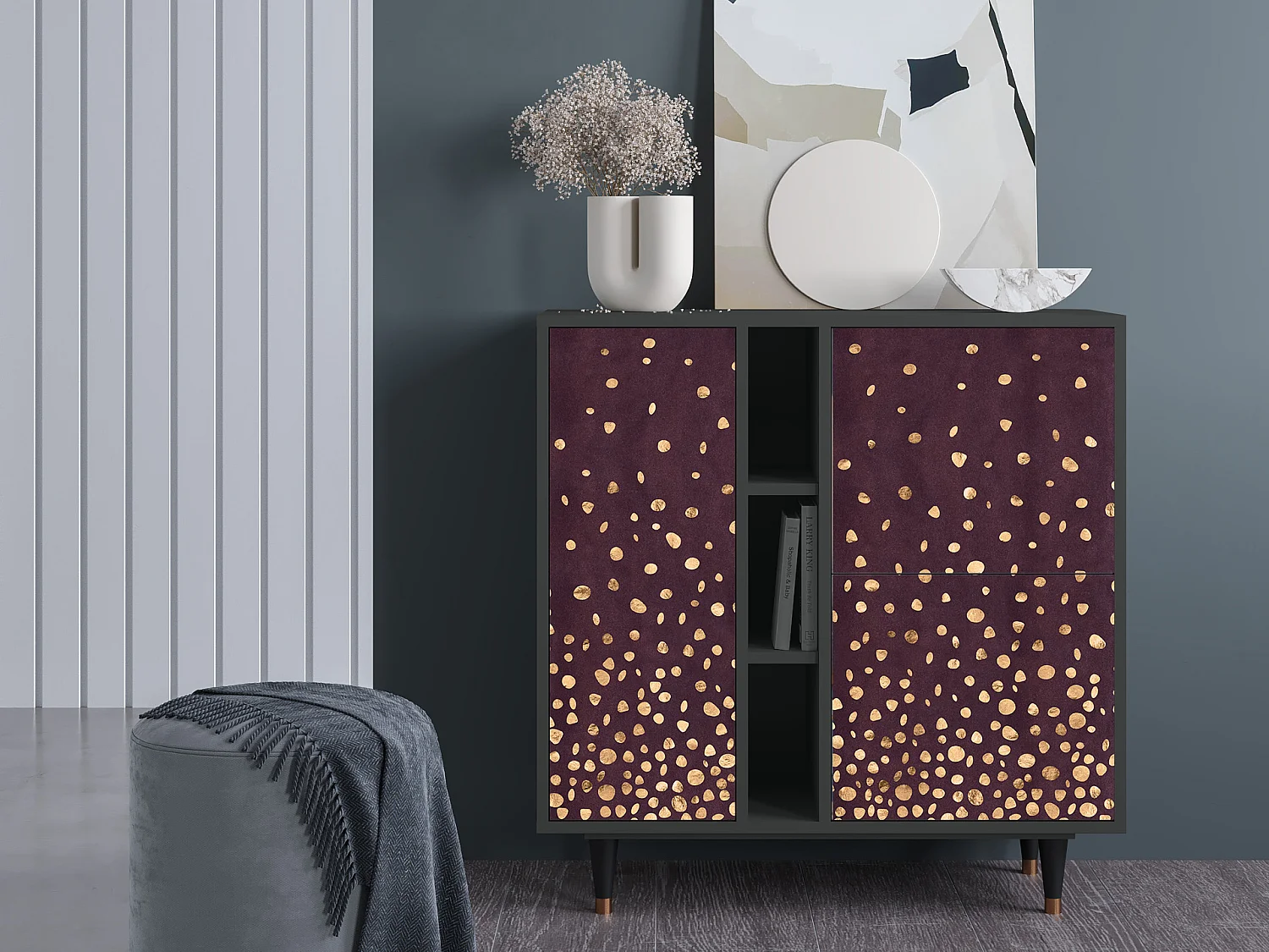 Buffet - 94х96х41 cm - BS5 - Glowworms, Anthracite