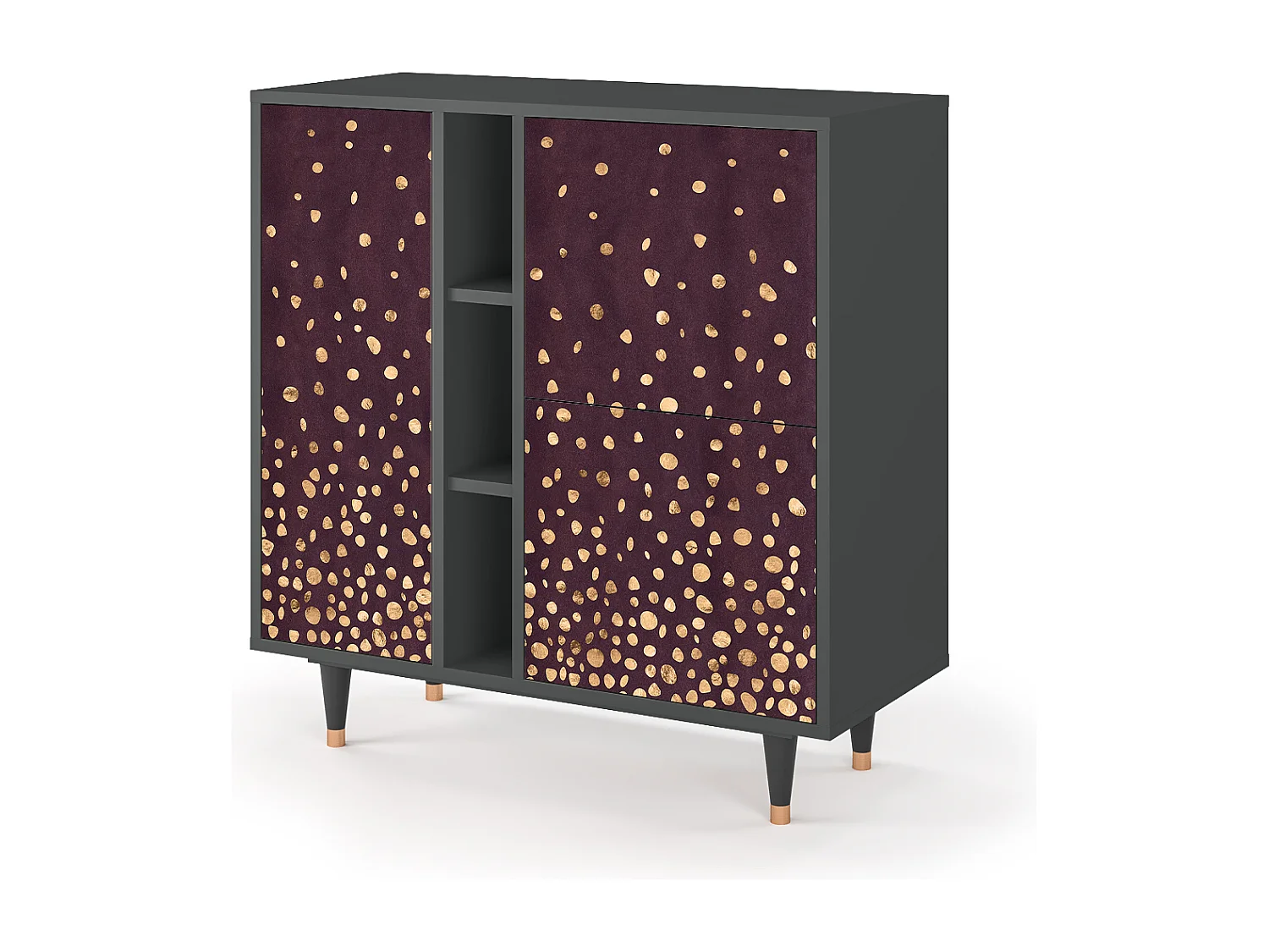 Aparador - 94х96х41 cm - BS5 - Glowworms, Antracita