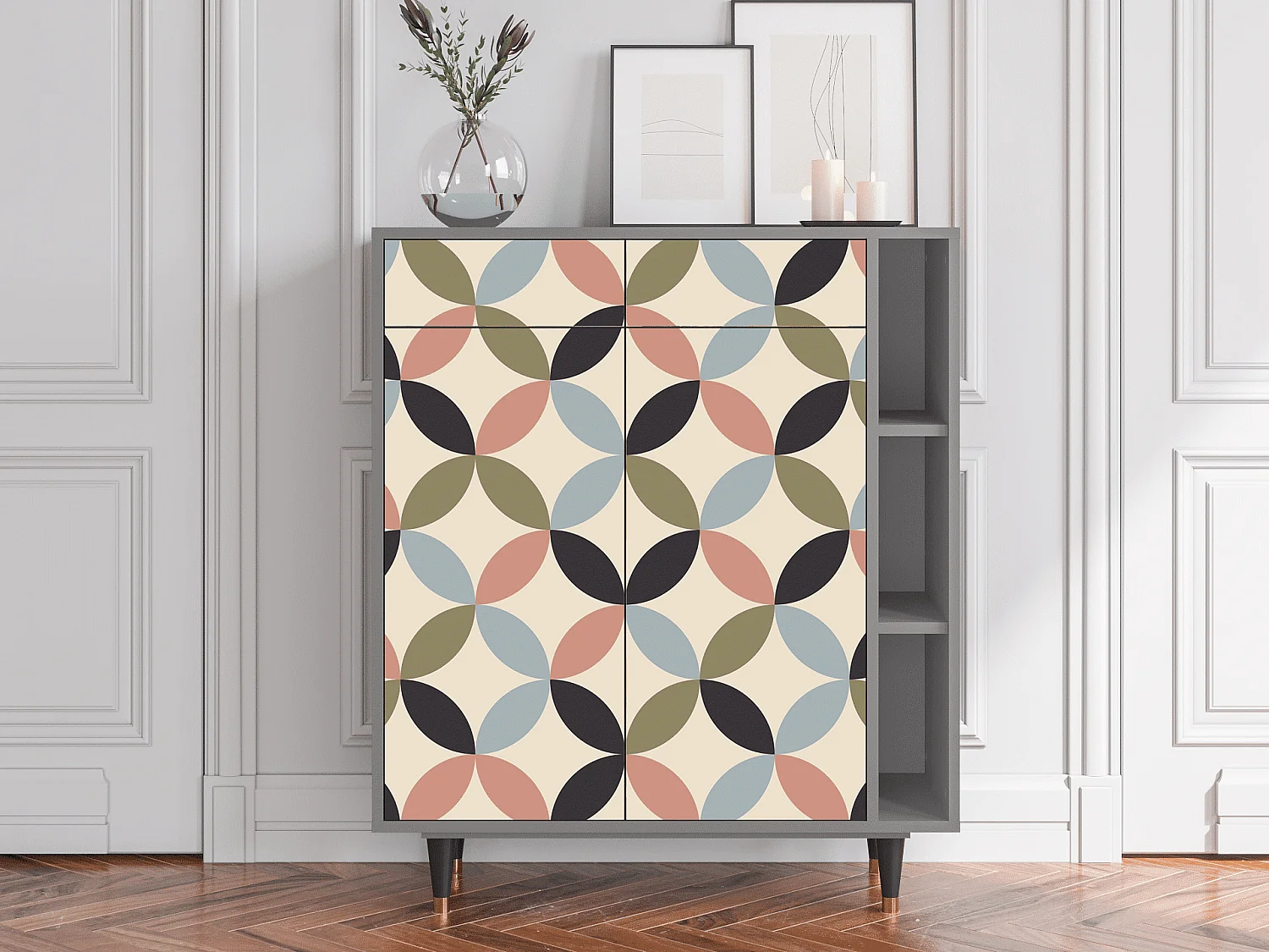 Buffet - 96х110х41 cm - BS6 - Butterfly Effect, Gris