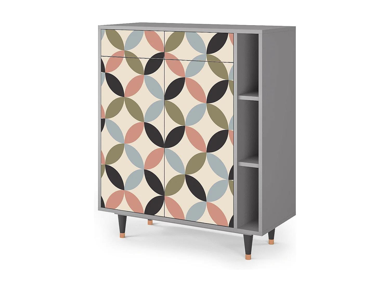 Buffet - 96х110х41 cm - BS6 - Butterfly Effect, Gris