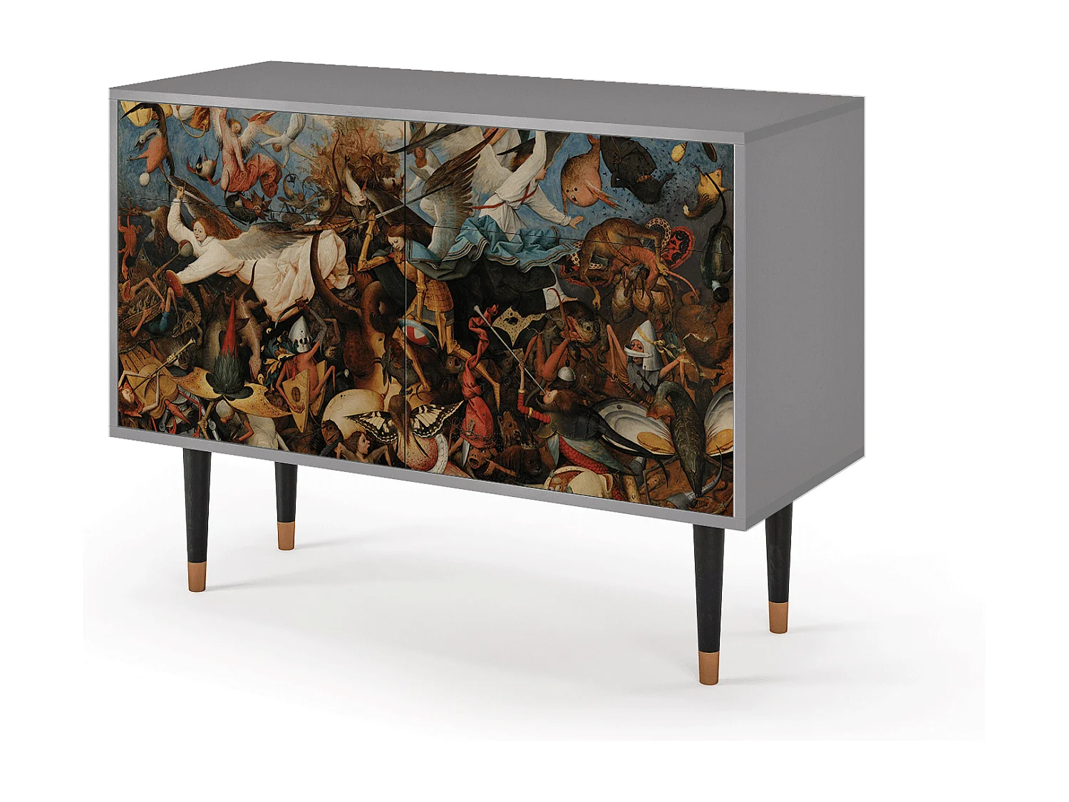 Buffet - 115x85x48 cm - BS4 - The Fall, Gris