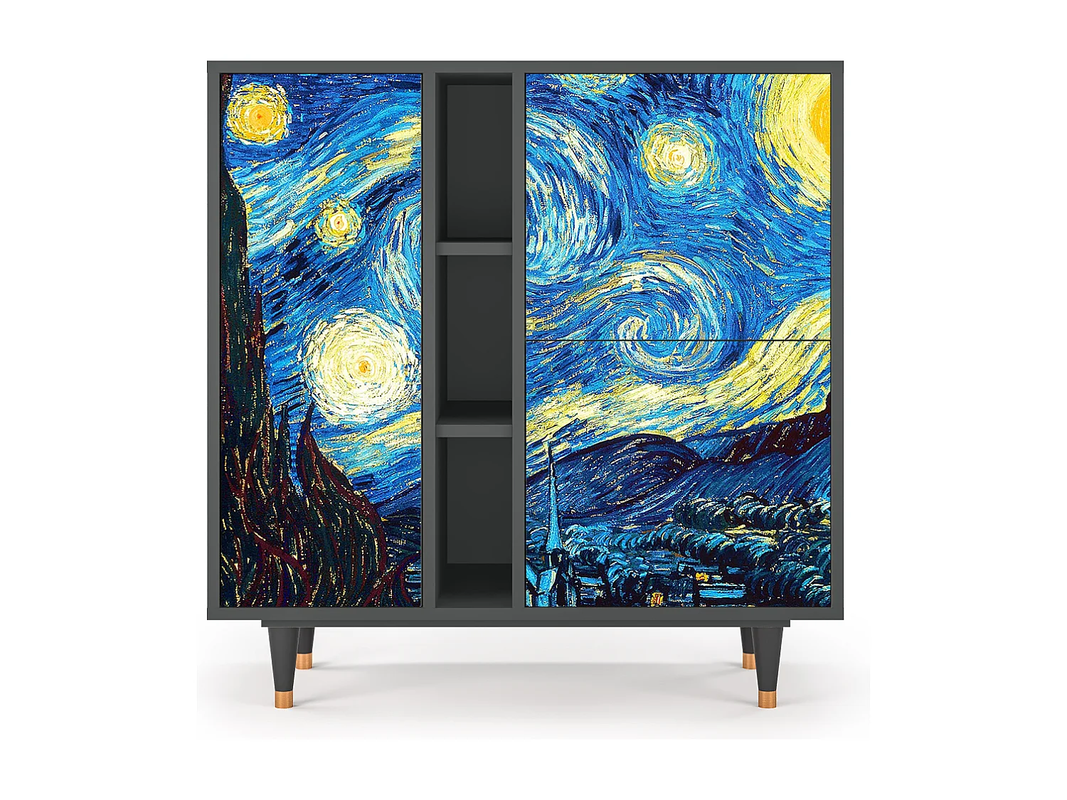Aparador - 94х96х41 cm - BS5 - The Starry Night  , Antracite
