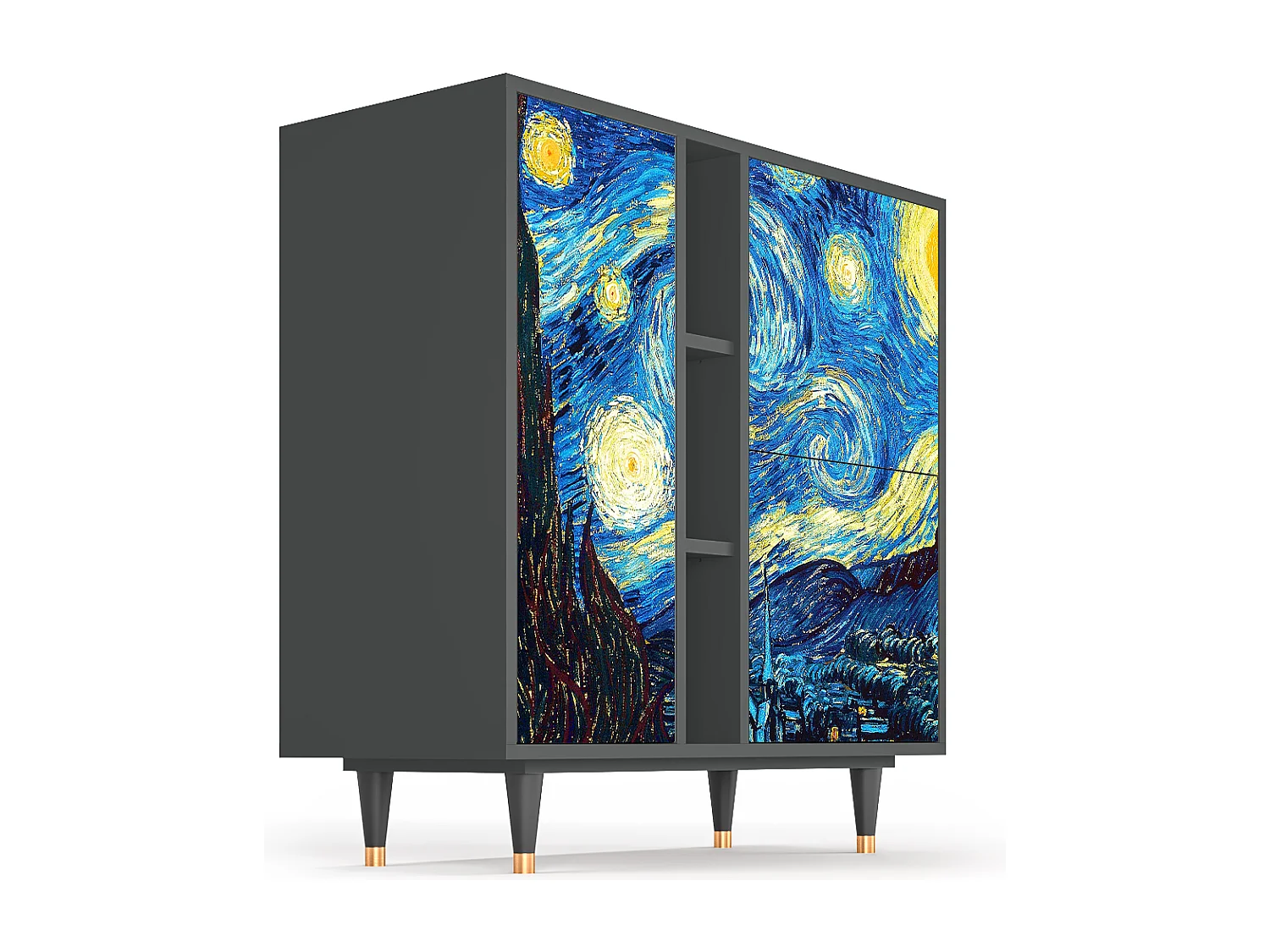 Aparador - 94х96х41 cm - BS5 - The Starry Night  , Antracite