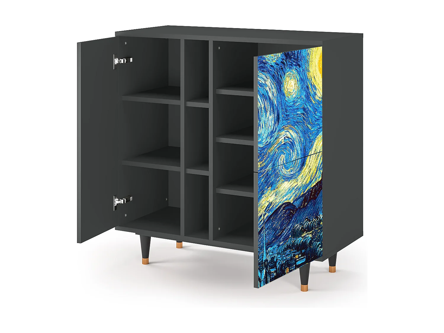 Aparador - 94х96х41 cm - BS5 - The Starry Night  , Antracite