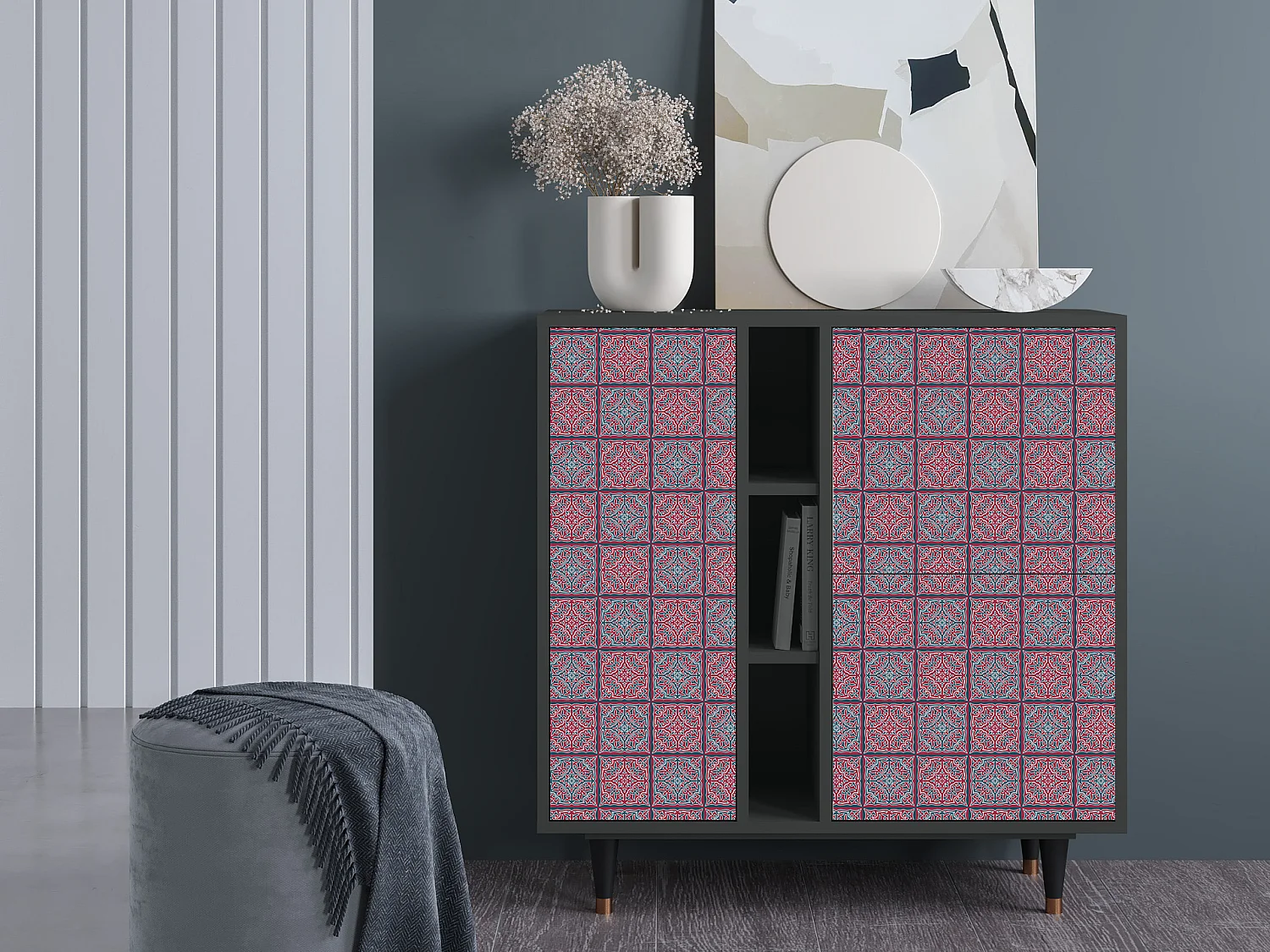 Buffet - 94х96х41 cm - BS5 - Riviera Mosaic, Anthracite