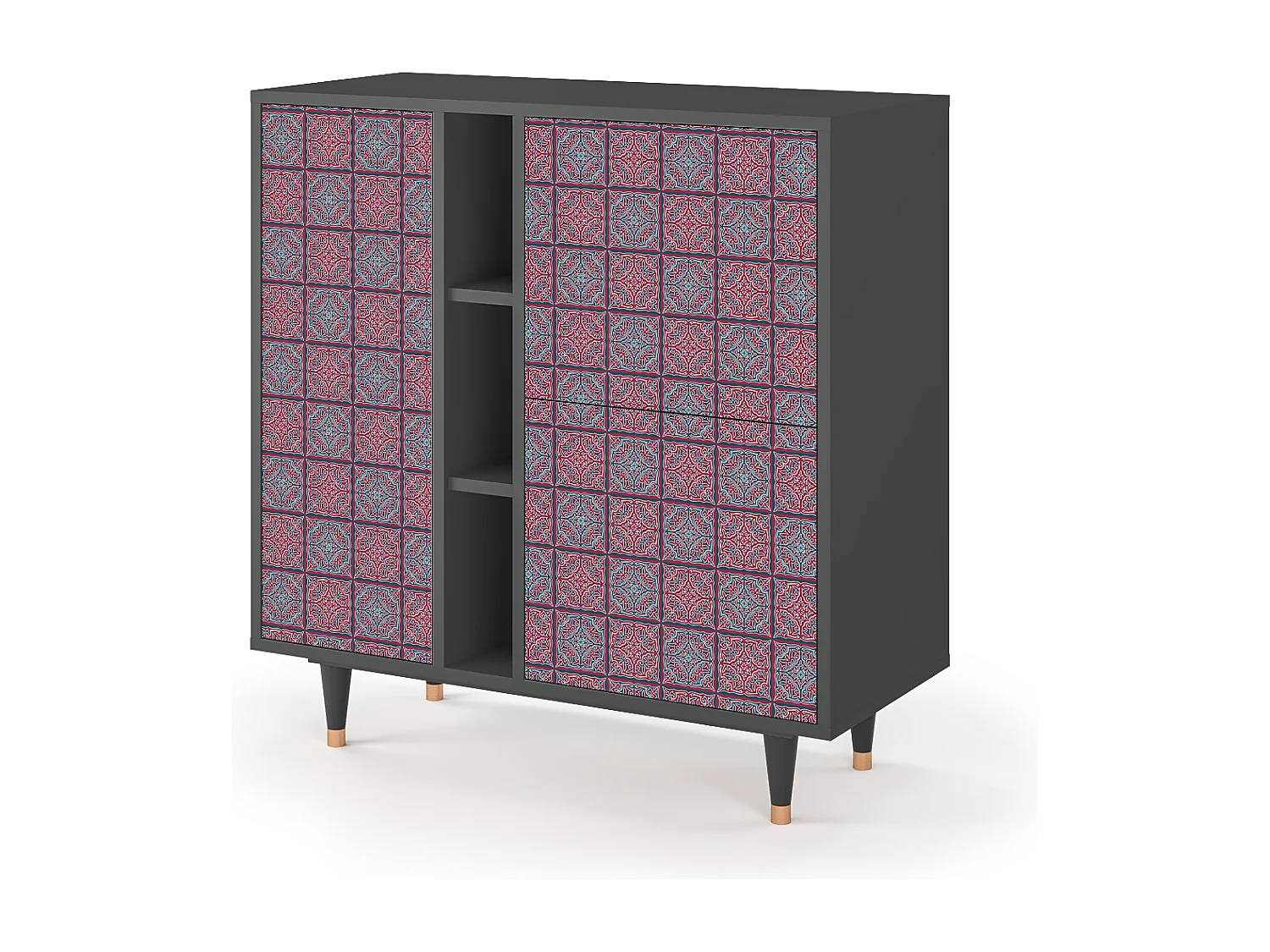 Buffet - 94х96х41 cm - BS5 - Riviera Mosaic, Anthracite