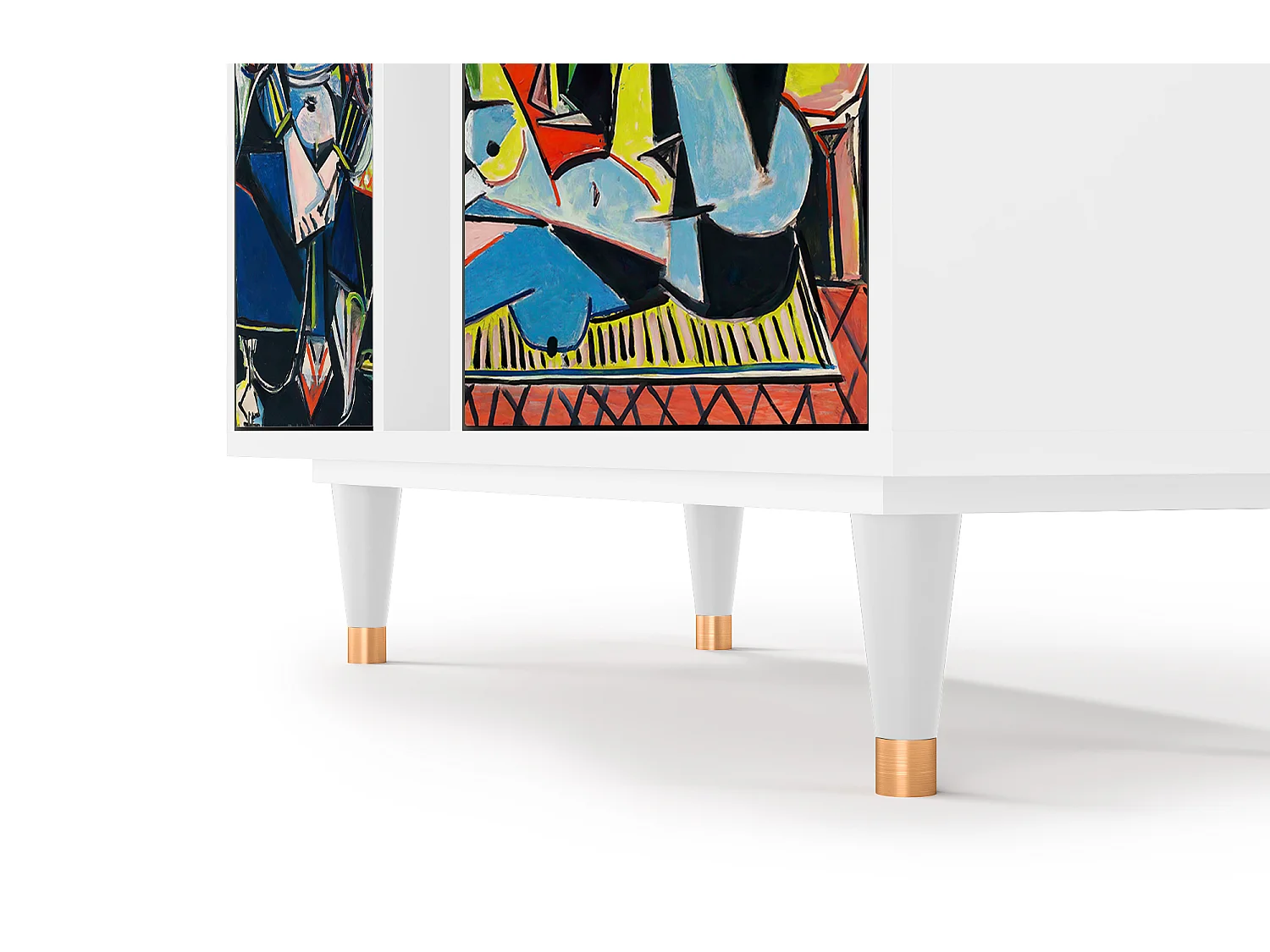 Kredens - 94х96х41 cm - BS5 - Women of Algiers, Biały