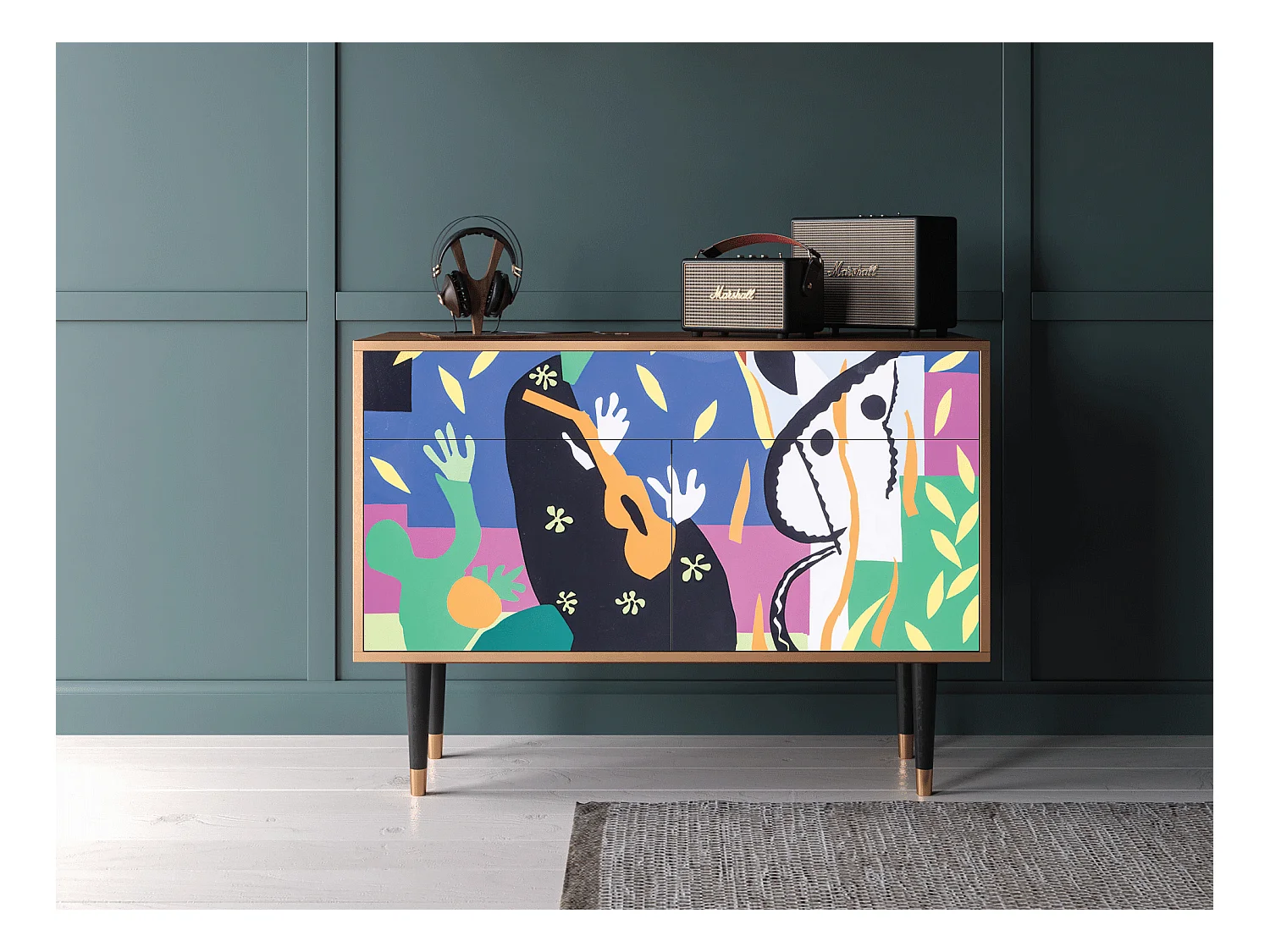 Credenza - 115x85x48 cm - BS4 - La Tristesse du Roi, Noce