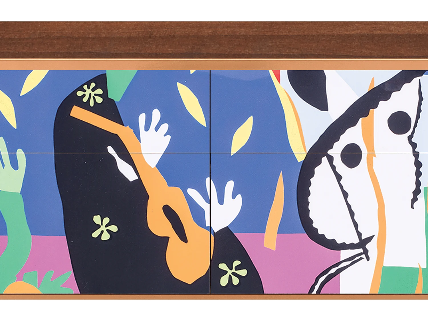 Sideboard - 115x85x48 cm - BS4 - La Tristesse du Roi, Walnuss