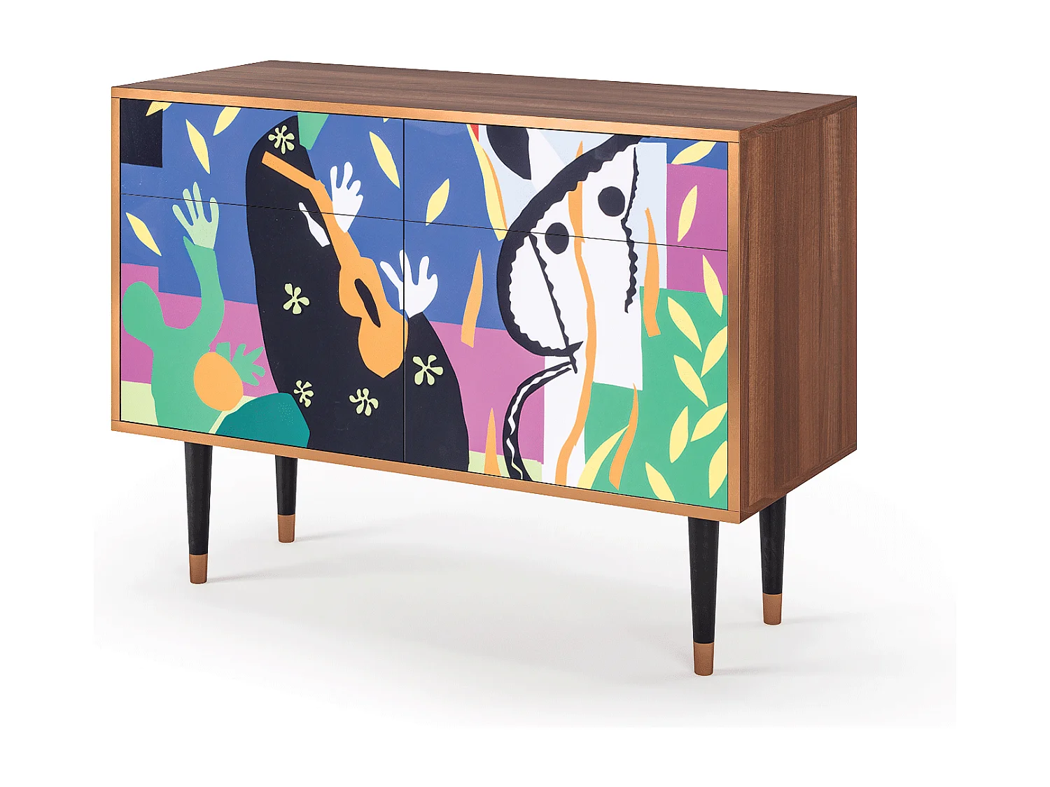 Buffet - 115x85x48 cm - BS4 - La Tristesse du Roi, Noyer