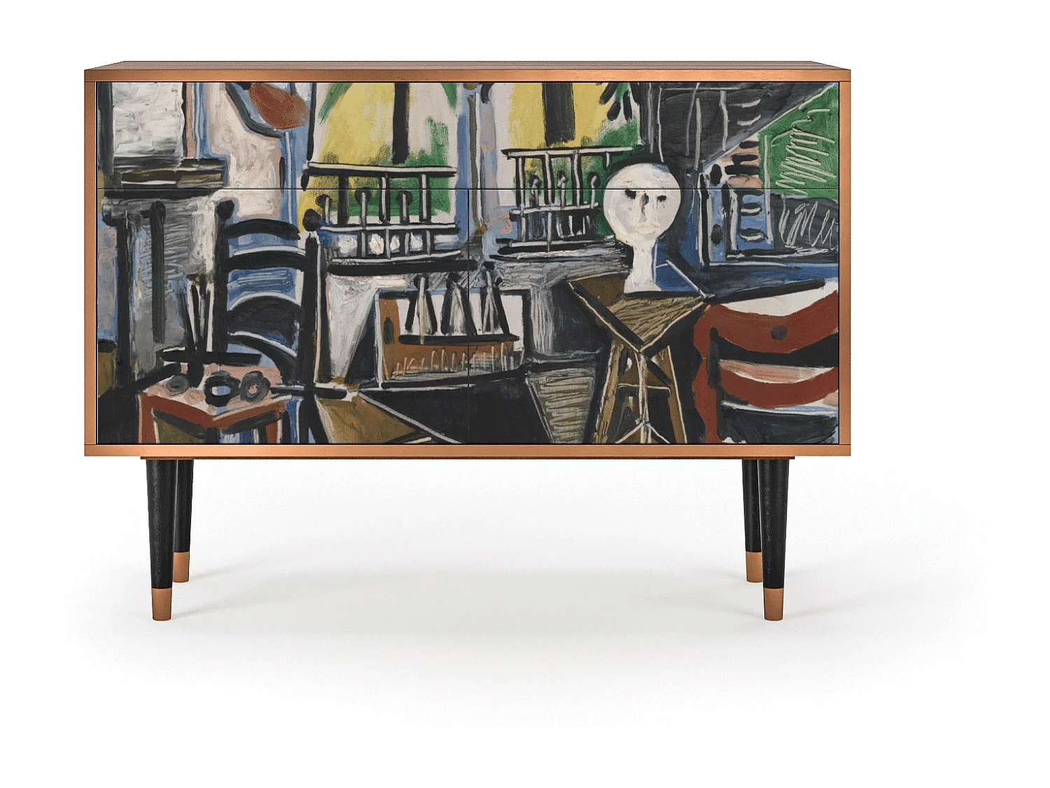 Kredens - 115x85x48 cm - BS4 - The Studio , Orzech