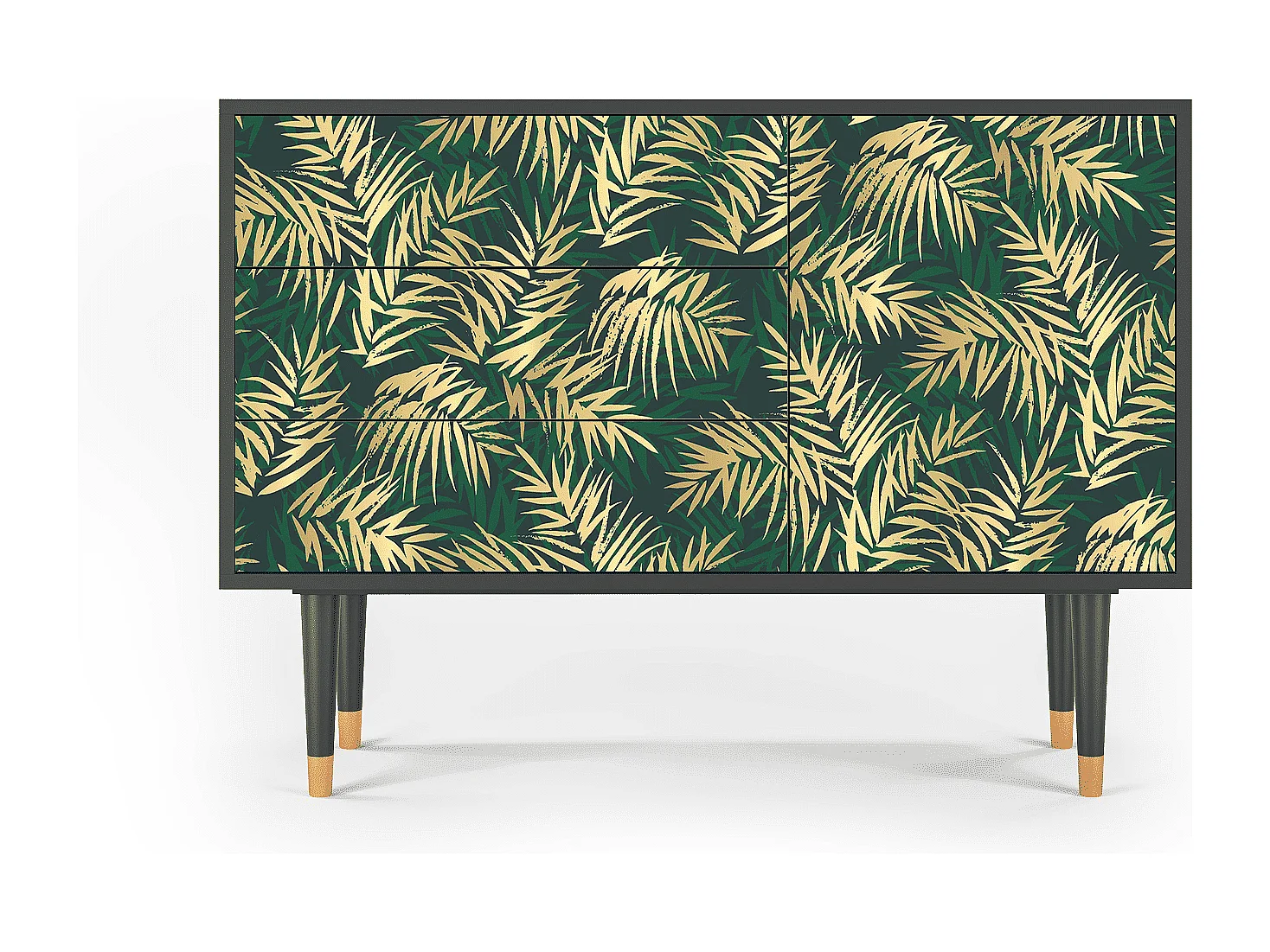Credenza - 115х84х41 cm - S3 - Sunny Palm Tree, Antracite