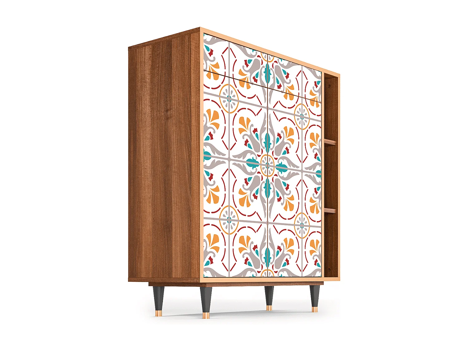 Buffet - 96х110х41 cm - BS6 - Spring Ceramics, Noyer