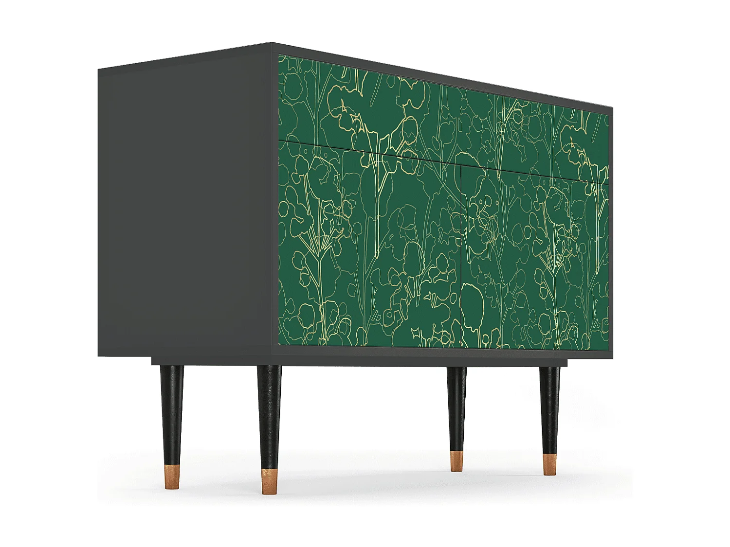 Credenza - 115x85x48 cm - BS4 - Emerald Forest, Antracite