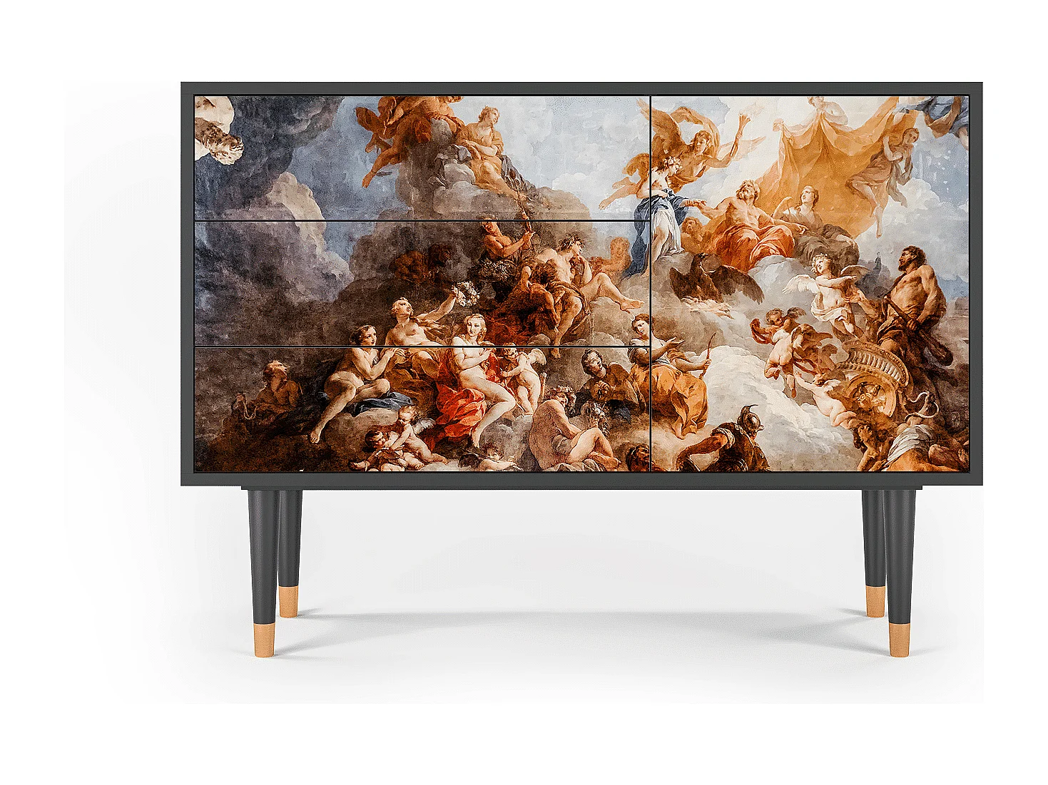 Credenza - 115х84х41 cm - S3 - Versailles, Antracite