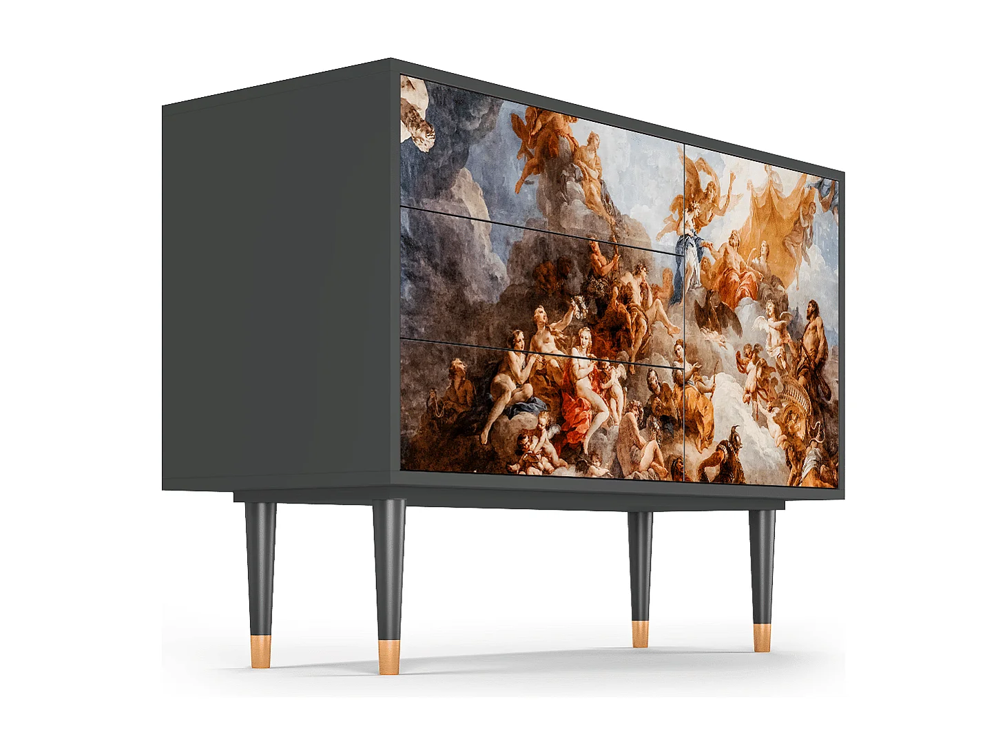 Credenza - 115х84х41 cm - S3 - Versailles, Antracite