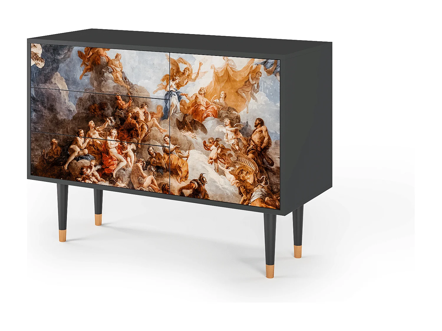 Aparador - 115х84х41 cm - S3 - Versailles, Antracite