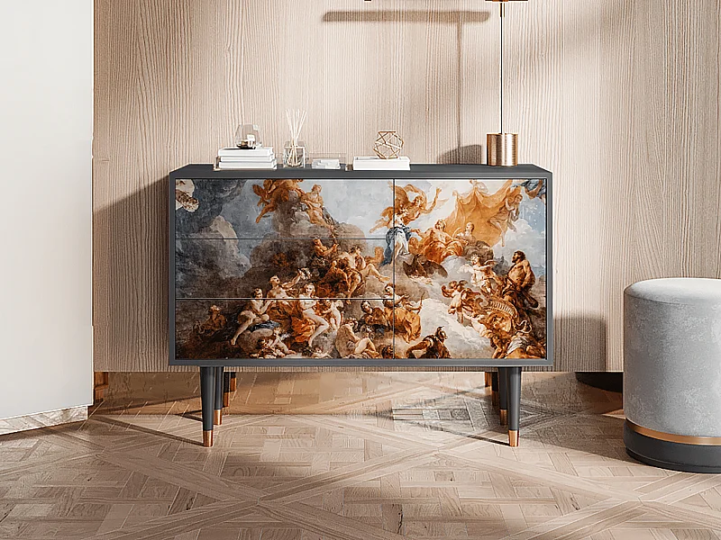 Credenza - 115х84х41 cm - S3 - Versailles, Antracite