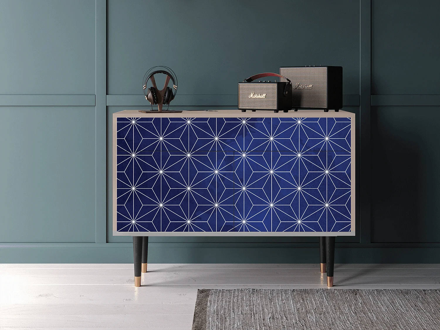 Dressoir - 115x85x48 cm - BS4 - Milky Way, Latte