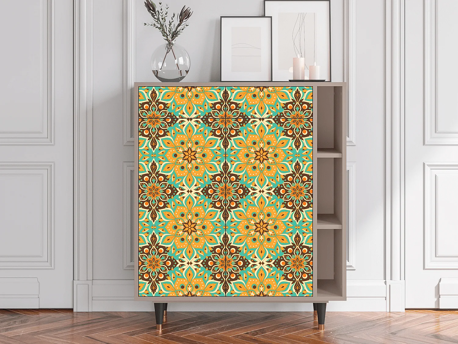 Dressoir - 96х110х41 cm - BS6 - Indian Spices, Latte