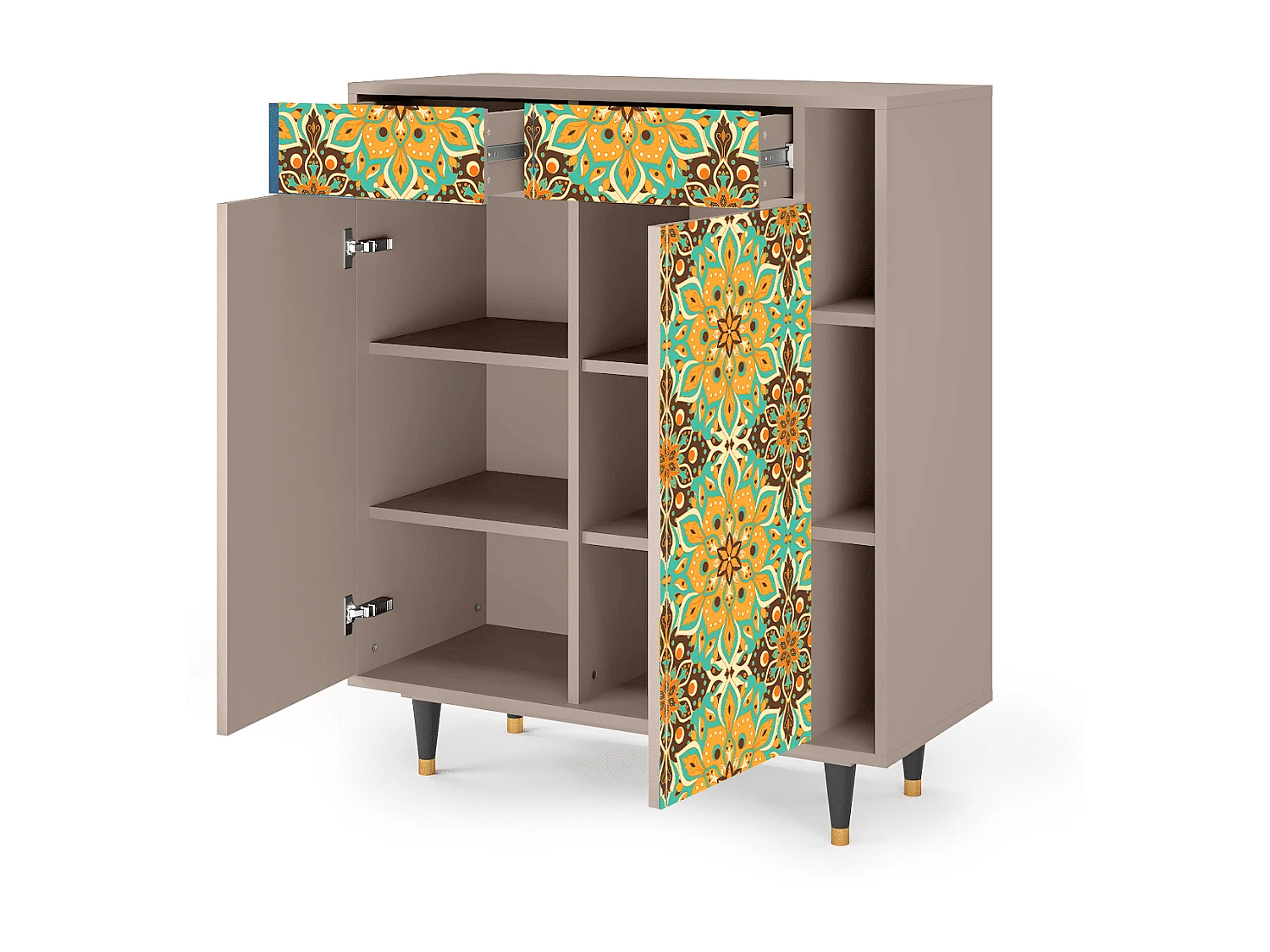 Dressoir - 96х110х41 cm - BS6 - Indian Spices, Latte