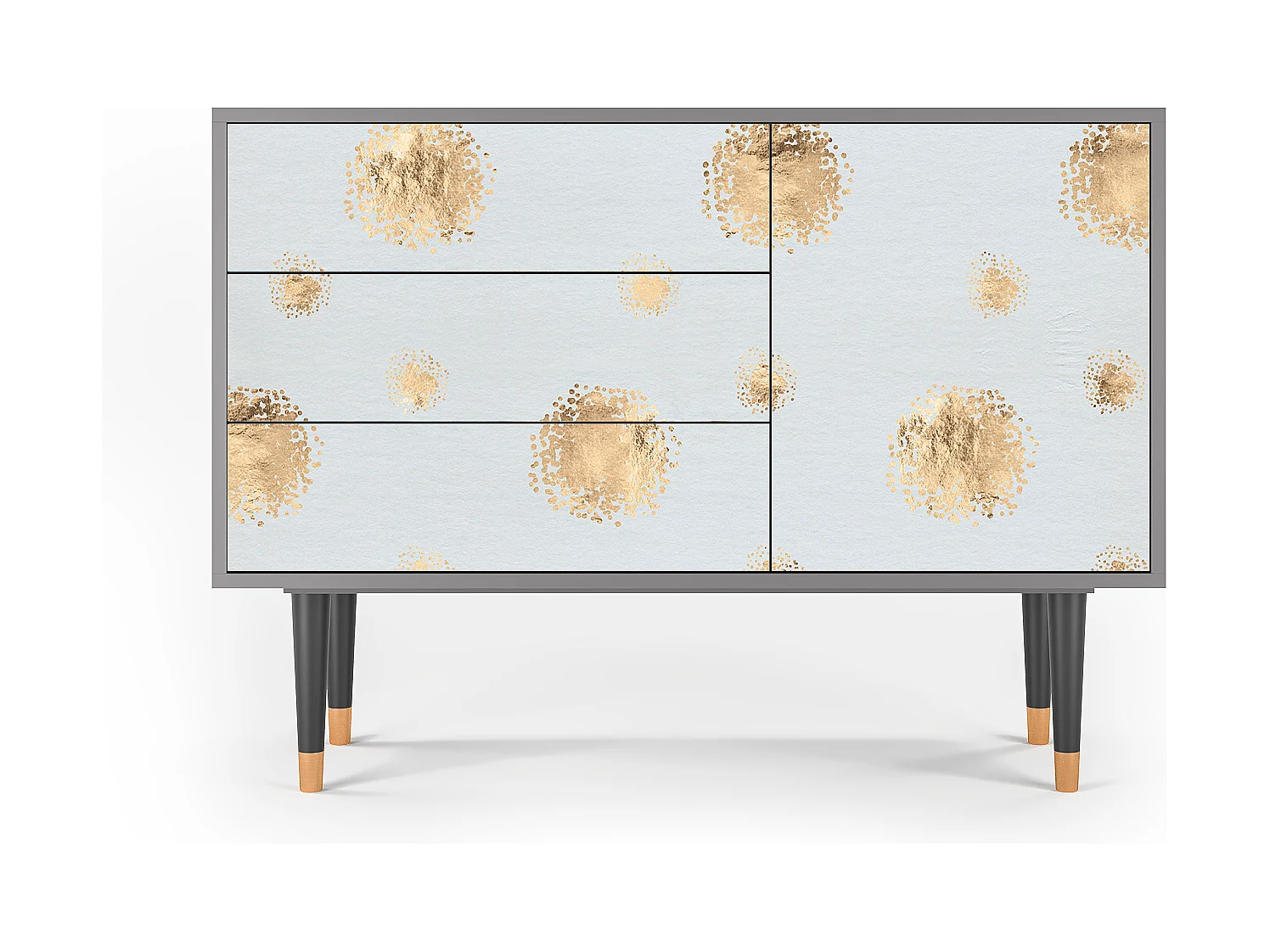 Buffet - 115х84х41 cm - S3 - Sky Latte, Gris