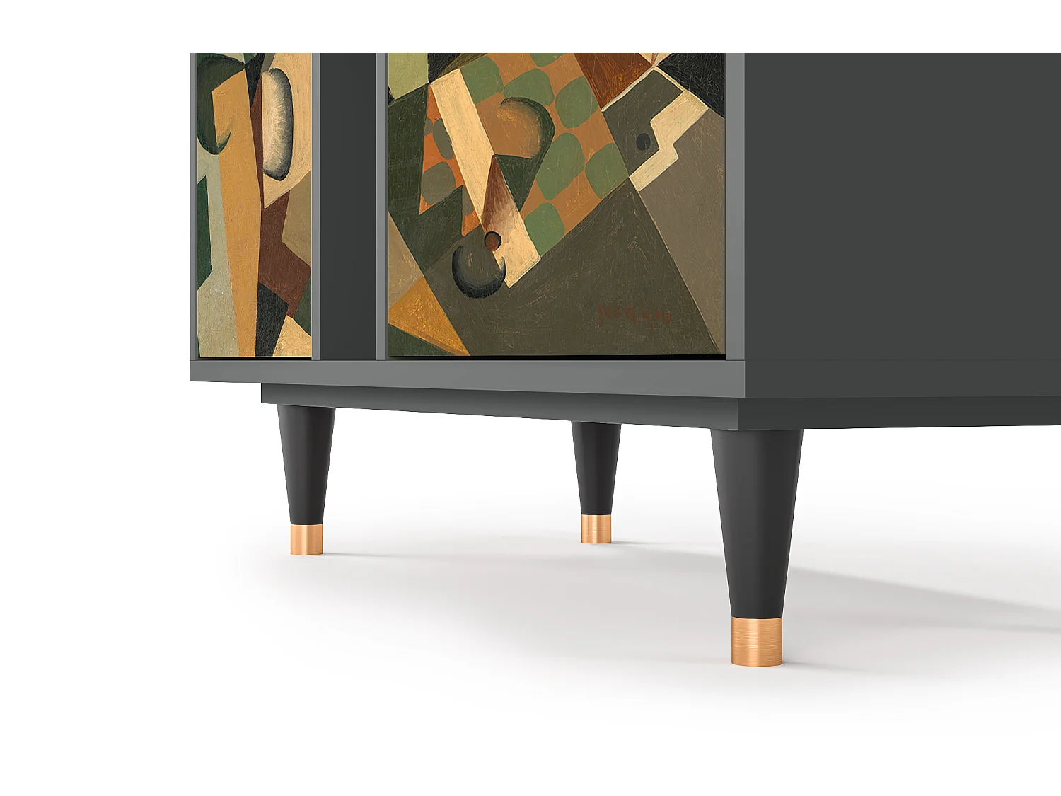 Buffet - 94х96х41 cm - BS5 - Glass and Checkerboard, Anthracite