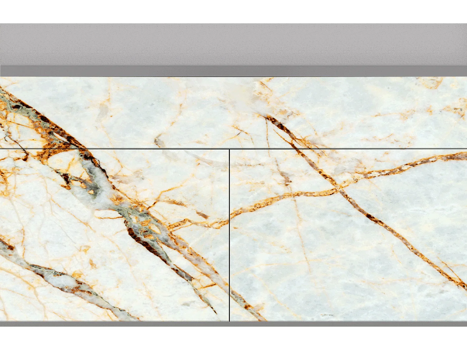 Buffet - 115x85x48 cm - BS4 - Sabley Marble, Gris