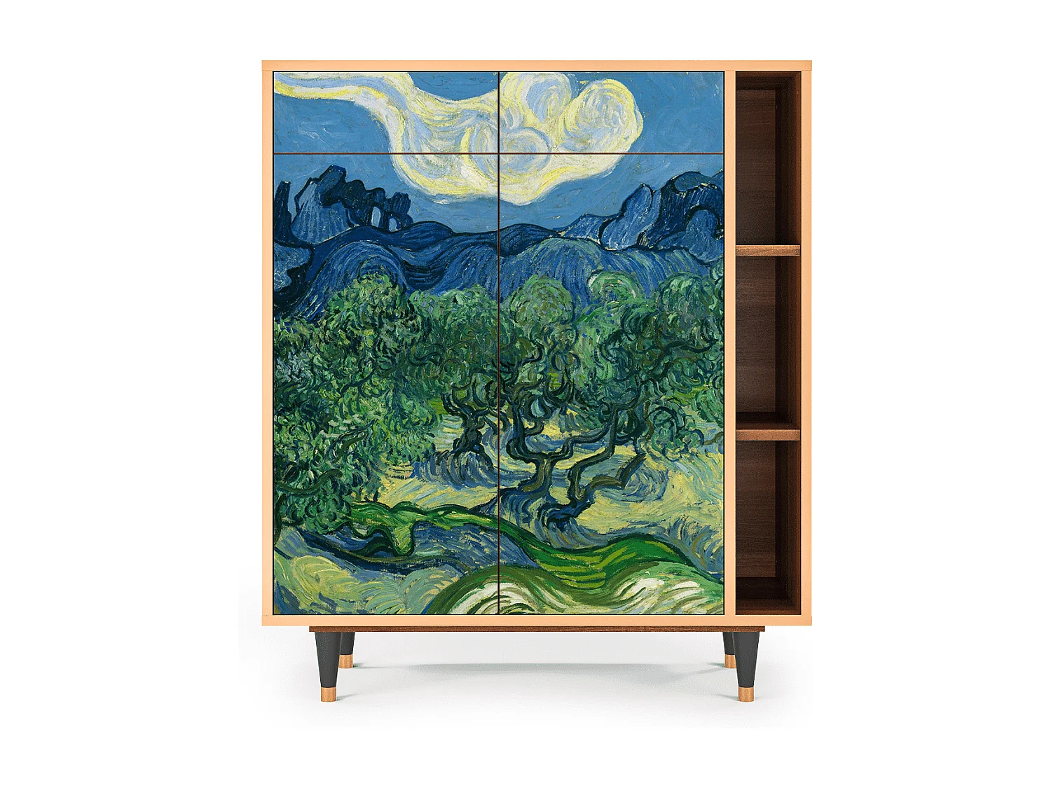 Credenza - 96х110х41 cm - BS6 - The Oil Trees, Noce
