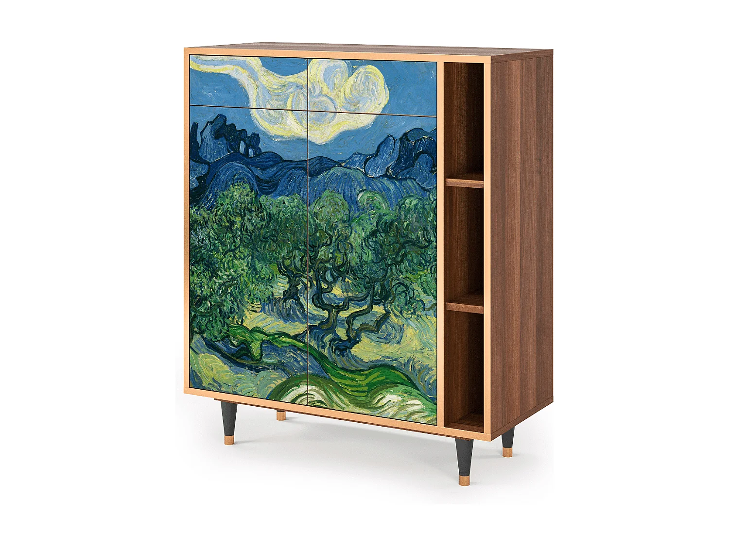 Credenza - 96х110х41 cm - BS6 - The Oil Trees, Noce
