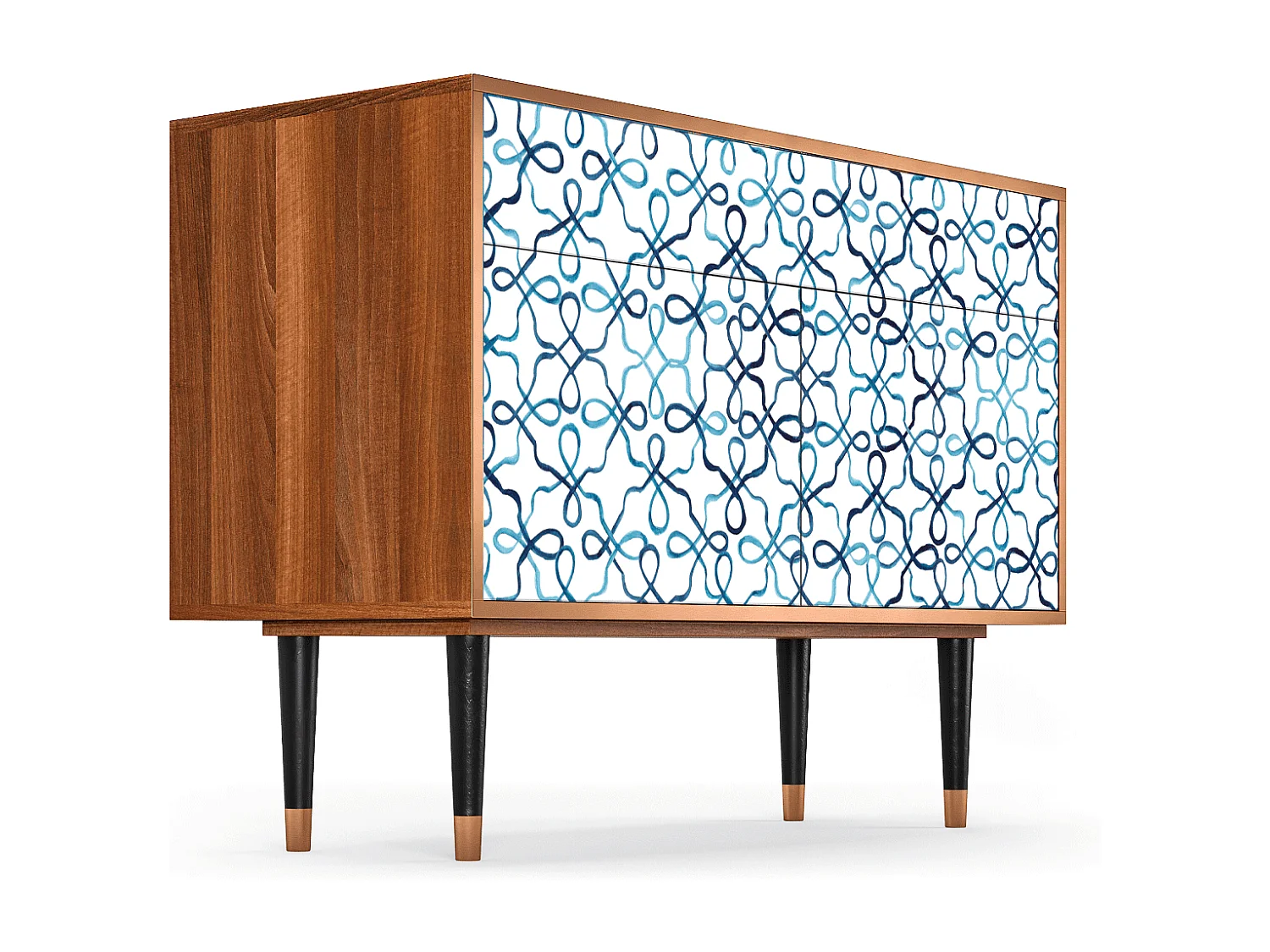 Credenza - 115x85x48 cm - BS4 - Marine Strings, Noce