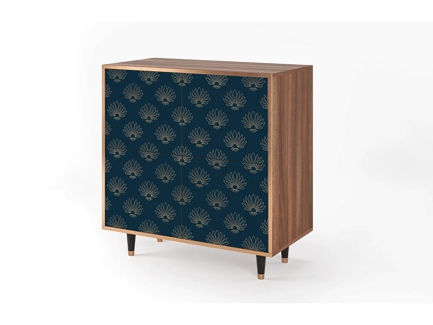 Dressoir - 94x96x48 cm - BS3 - Blue Lotus, Walnoot
