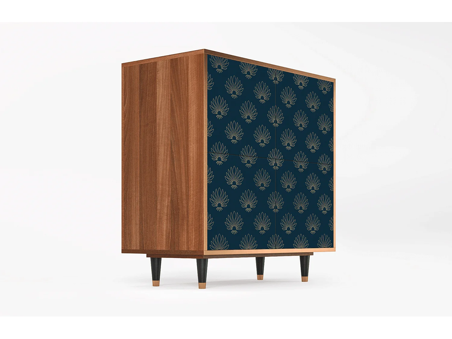 Dressoir - 94x96x48 cm - BS3 - Blue Lotus, Walnoot