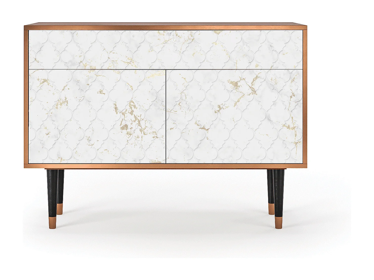 Buffet - 115x85x48 cm - BS4 - Sweet Cotton, Noyer