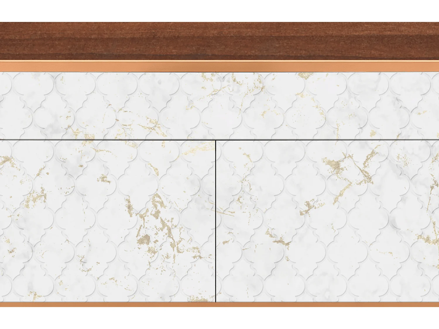 Buffet - 115x85x48 cm - BS4 - Sweet Cotton, Noyer