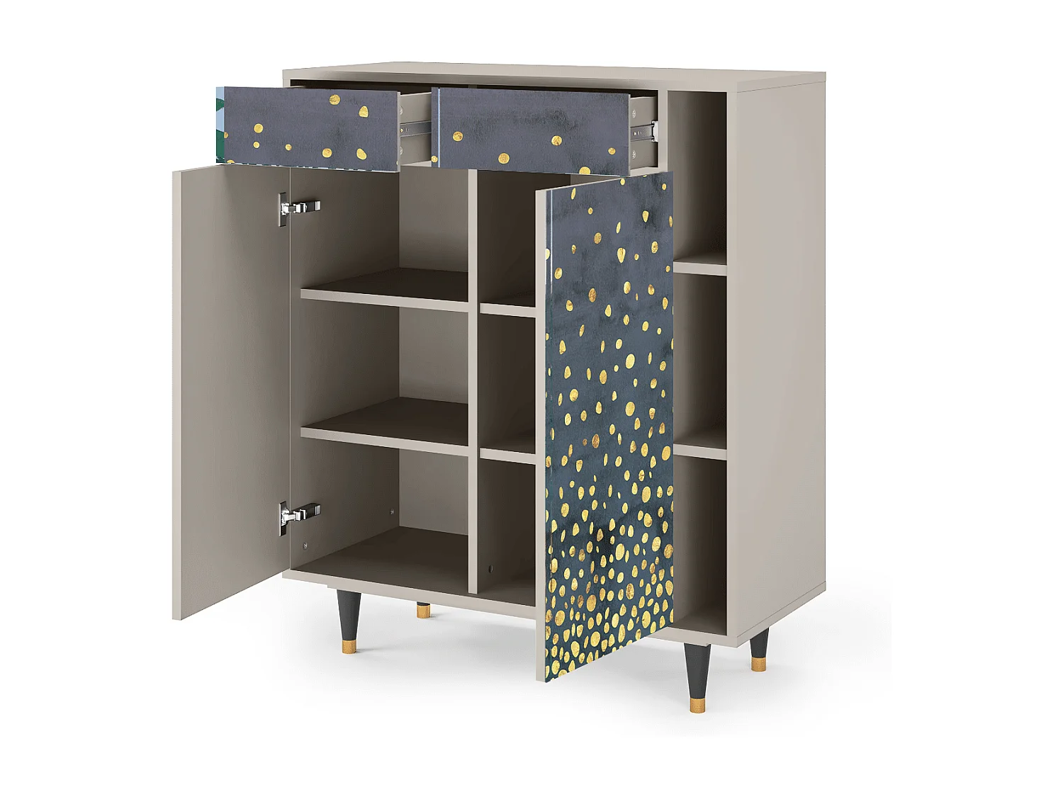 Credenza - 96х110х41 cm - BS6 - Foggy Lights, Sabbia