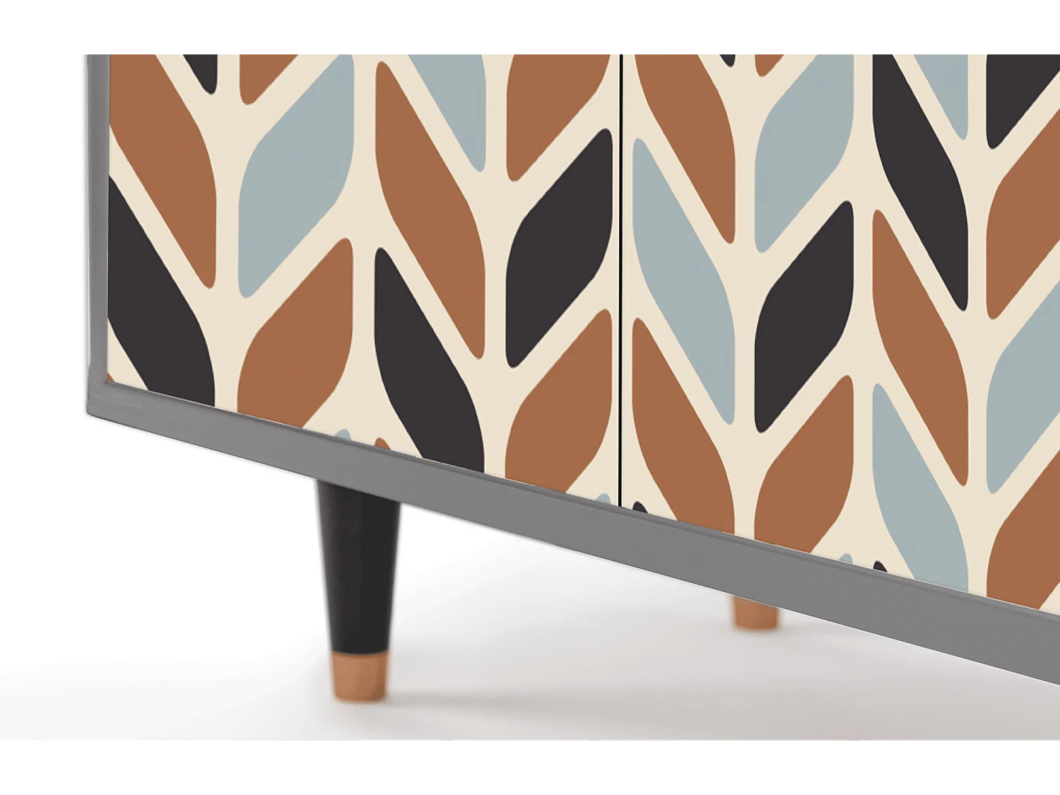 Aparador - 94x96x48 cm - BS3 - Beige Laure, Gris